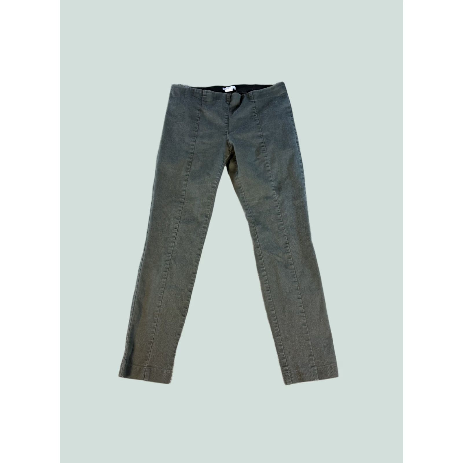 H&M H M Womens Pants Green Size 14 Ankle Pull on Skinny Y2K Size 36" / US 14 / IT 50 - 1 Thumbnail