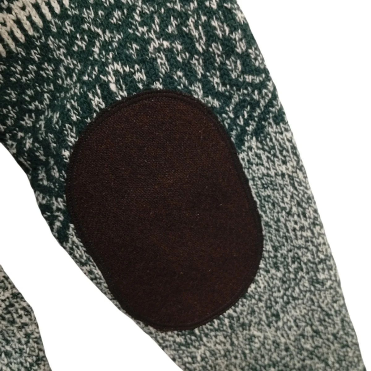 Comme des Garcons Homme Nordic Isle Elbow Patch Wool Knit Sweater Size US M / EU 48-50 / 2 - 7 Thumbnail