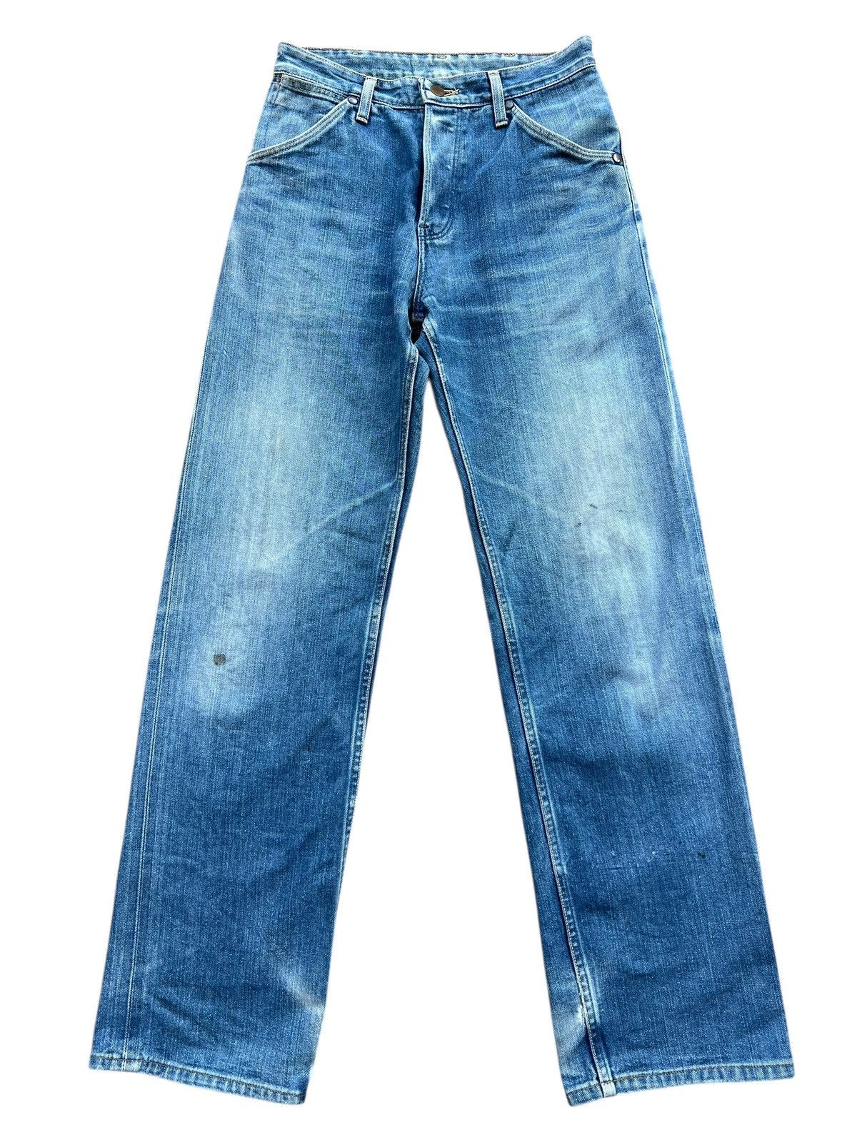 Wrangler Vintage 90s Wrangler Selvedge Patina Denim Jeans 29x32 Size US 29 - 2 Thumbnail