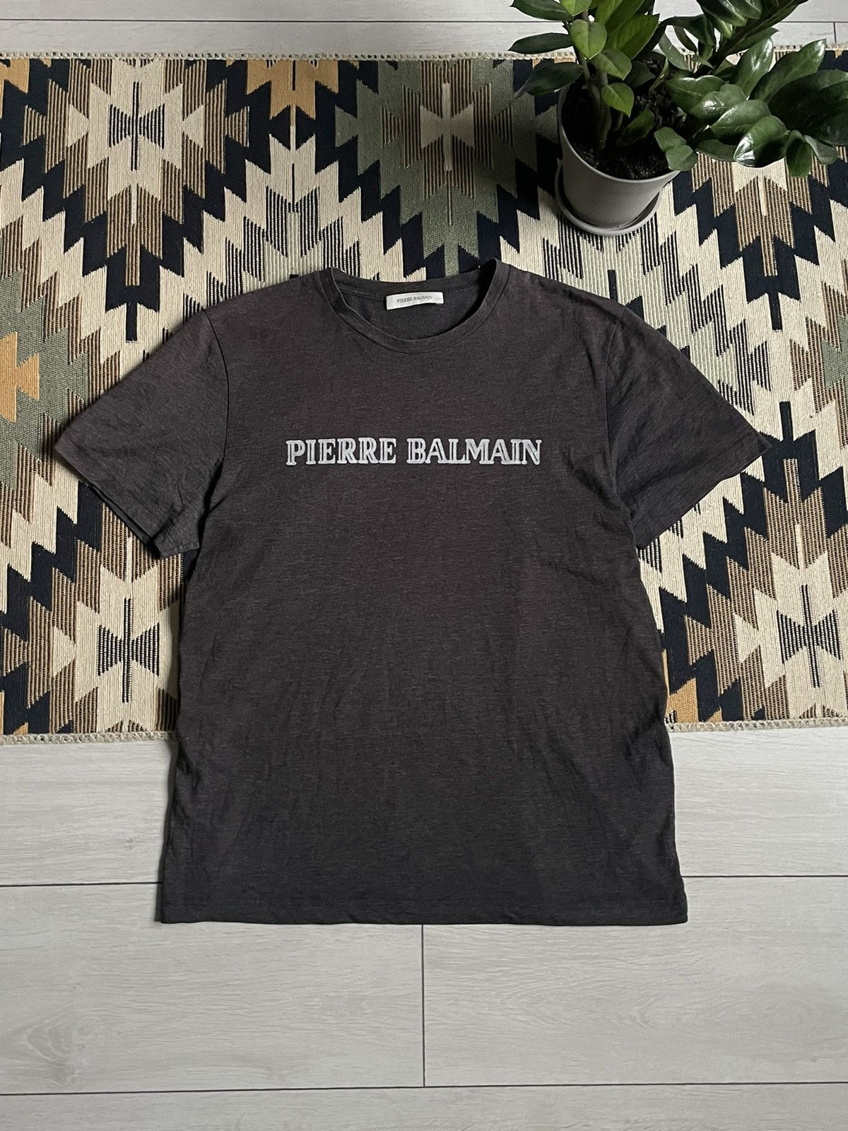 Pierre Balmain Pierre Balmain Logo T-shirt Size US M / EU 48-50 / 2 - 1 Thumbnail