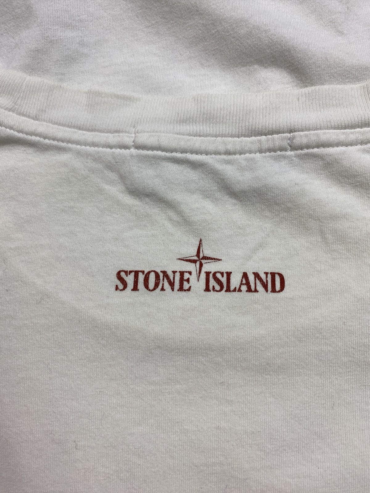 Stone Island Stone Island SI white tee tshirt drip drill streetwear Size US L / EU 52-54 / 3 - 3 Thumbnail