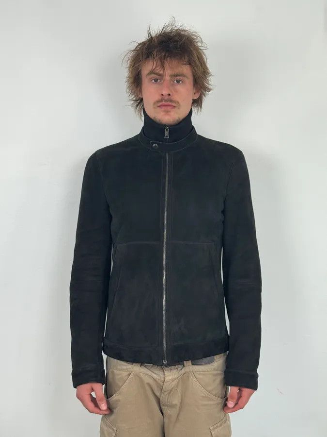 Prada AW2006 Prada Black Sheep Fur Suede Jacket Size US M / EU 48-50 / 2 - 2 Thumbnail