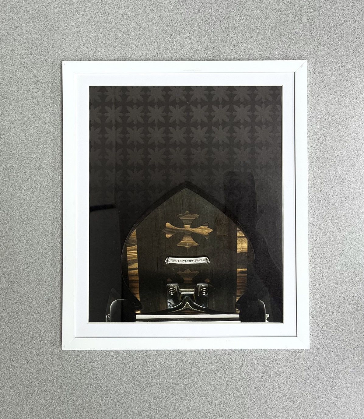 Chrome Hearts × Vintage Chrome Hearts skateboard poster Framed 8x11 magazine cutout Size ONE SIZE - 1 Thumbnail