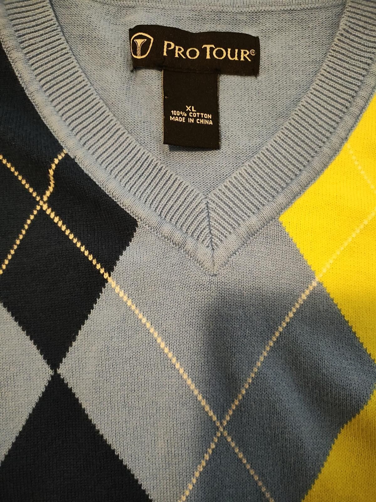PGA Tour PGA TOUR Argyle Sweater Vest Size XXL Size US XXL / EU 58 / 5 - 6 Thumbnail