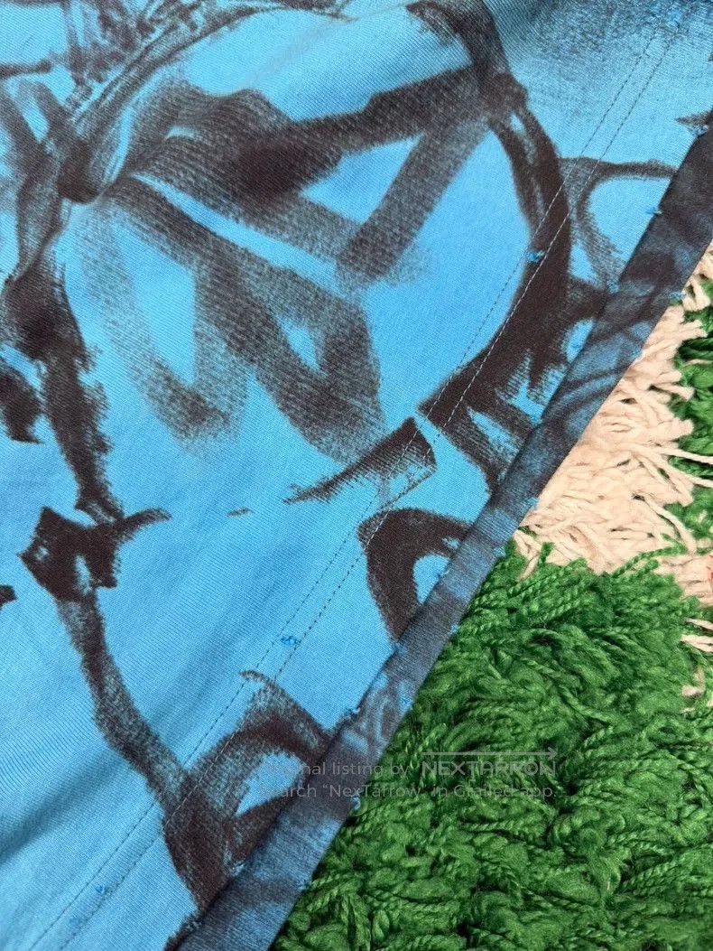 Balenciaga Balenciaga Blue Manchester United Graffiti Tee. Size US XS / EU 42 / 0 - 6 Thumbnail