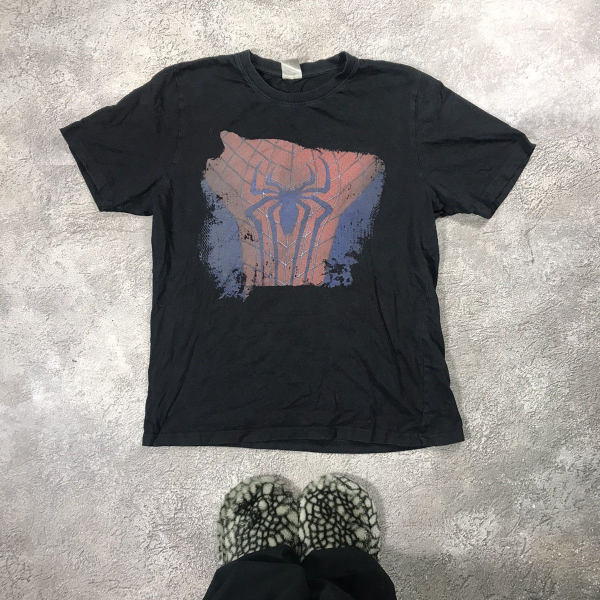 Vintage Vintage Y2K Sun Faded Graphic Tee Spider Marvel Grunge S Size US S / EU 44-46 / 1 - 1 Thumbnail