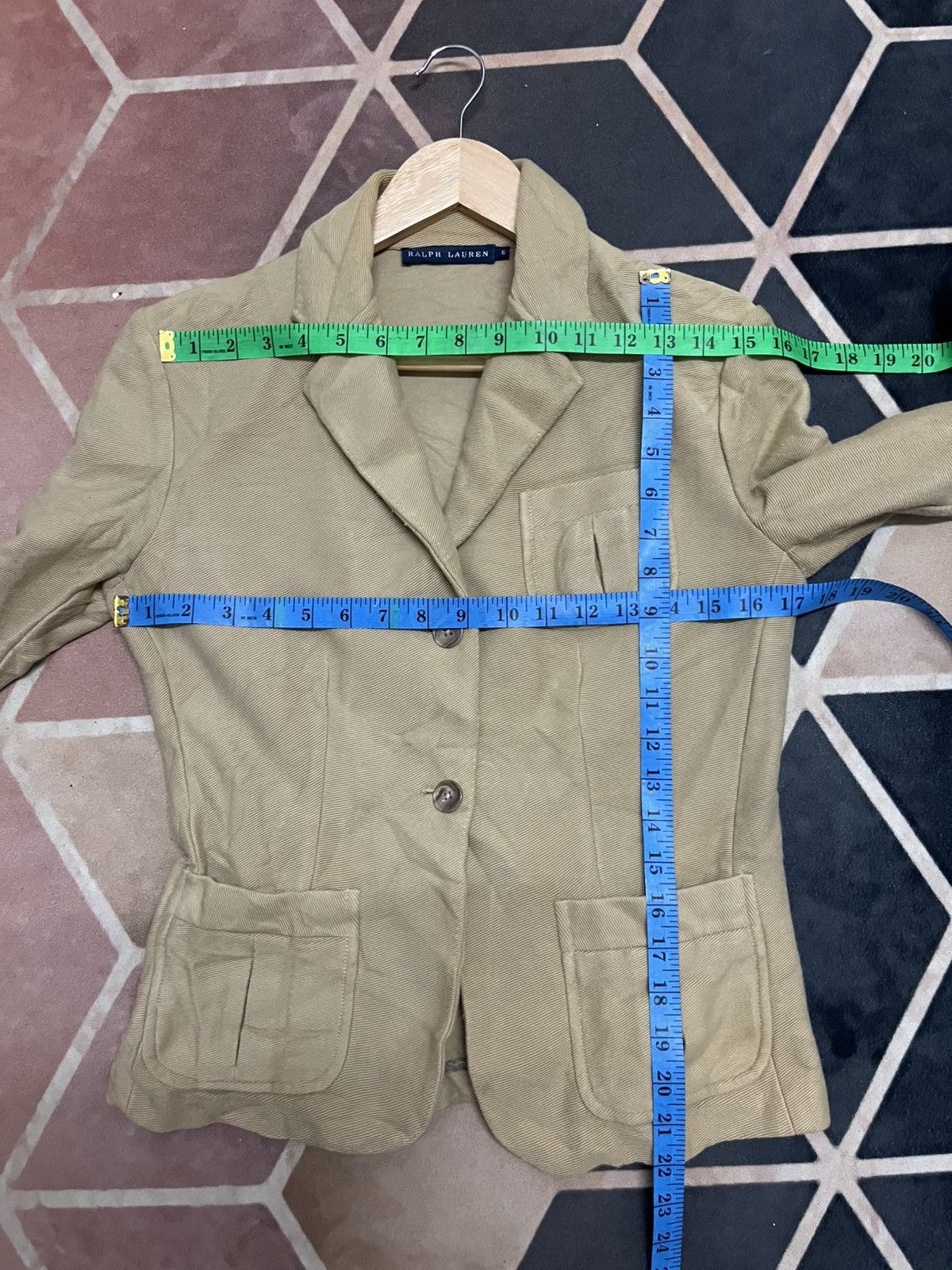 Ralph Lauren 💥Ralph Lauren Luxury Fabric Women Blazer Size S / US 4 / IT 40 - 11 Thumbnail