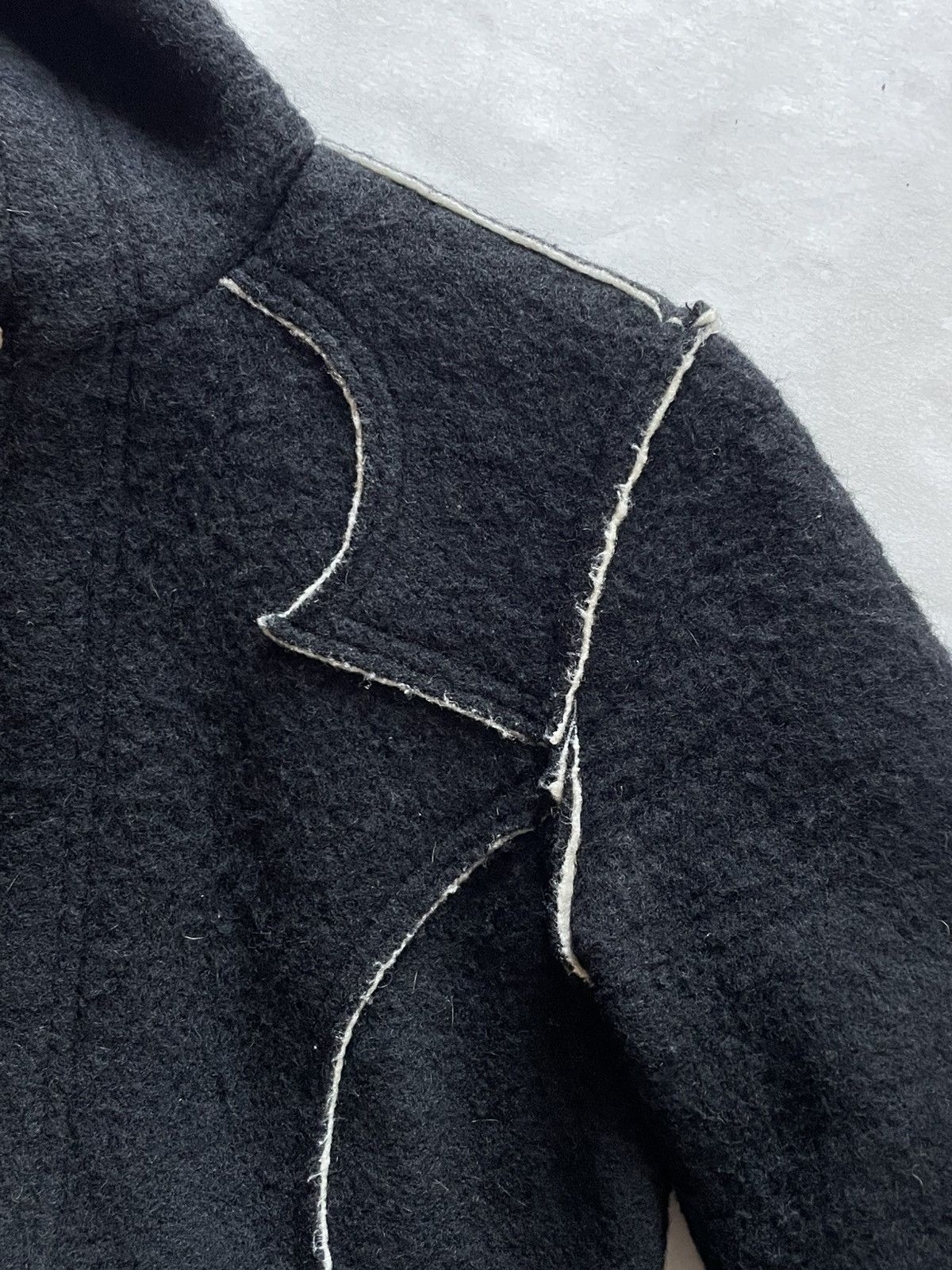 Diesel Diesel Avant Garde Vintage Wool Coat Ann Demeulemeester styl Size S / US 4 / IT 40 - 8 Thumbnail