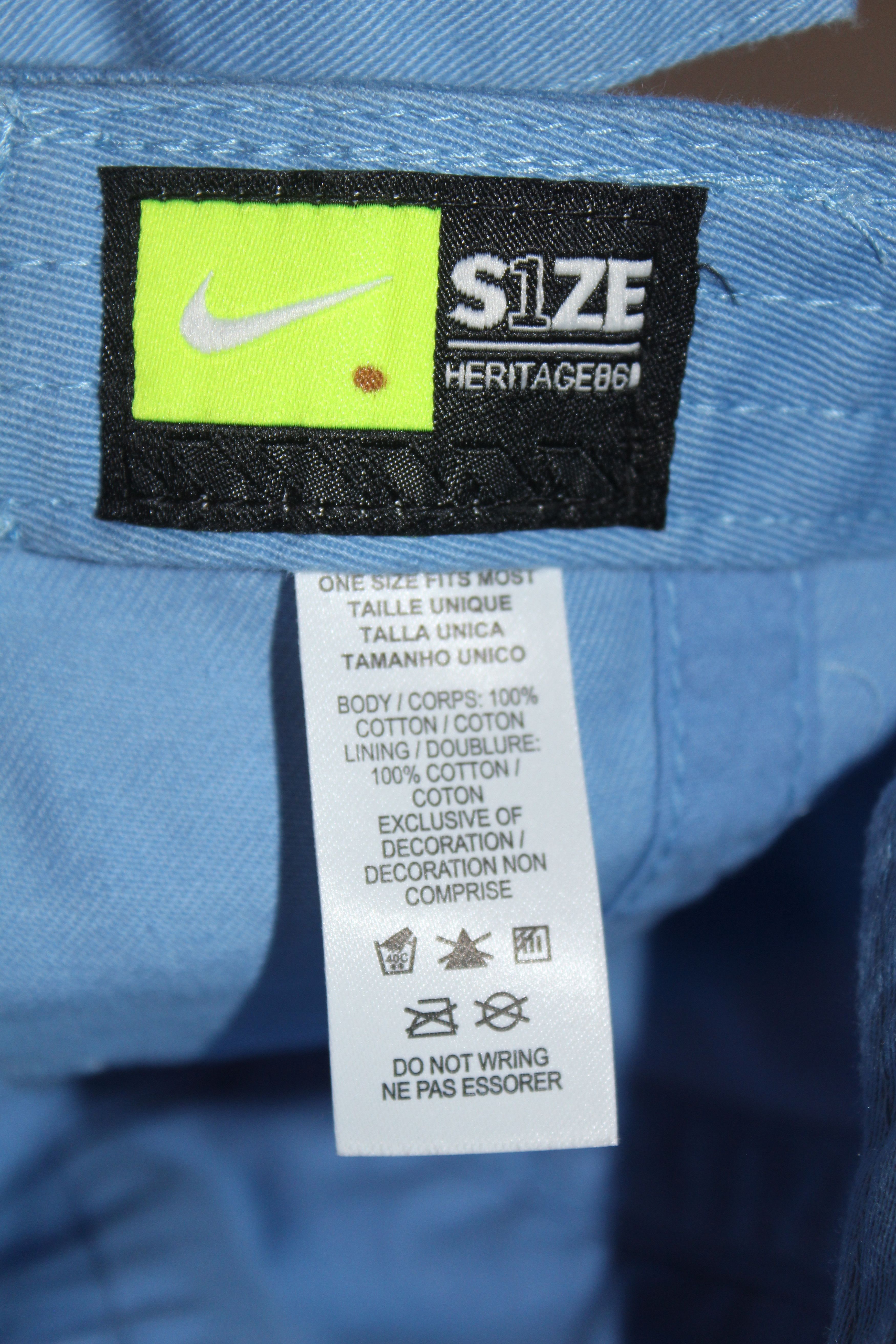 Nike Nike Light Blue Body Armor Sports Drink Promo Hat Snapback Size ONE SIZE - 6 Thumbnail