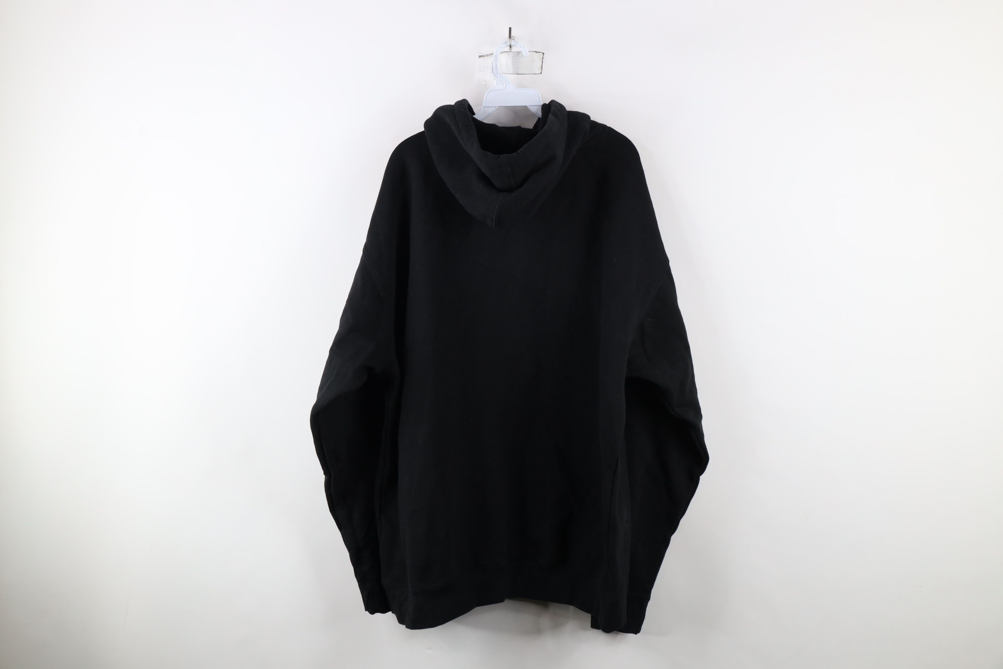 Vintage Vintage Streetwear Blank Heavyweight Hoodie Sweatshirt Black Size US XXL / EU 58 / 5 - 7 Thumbnail