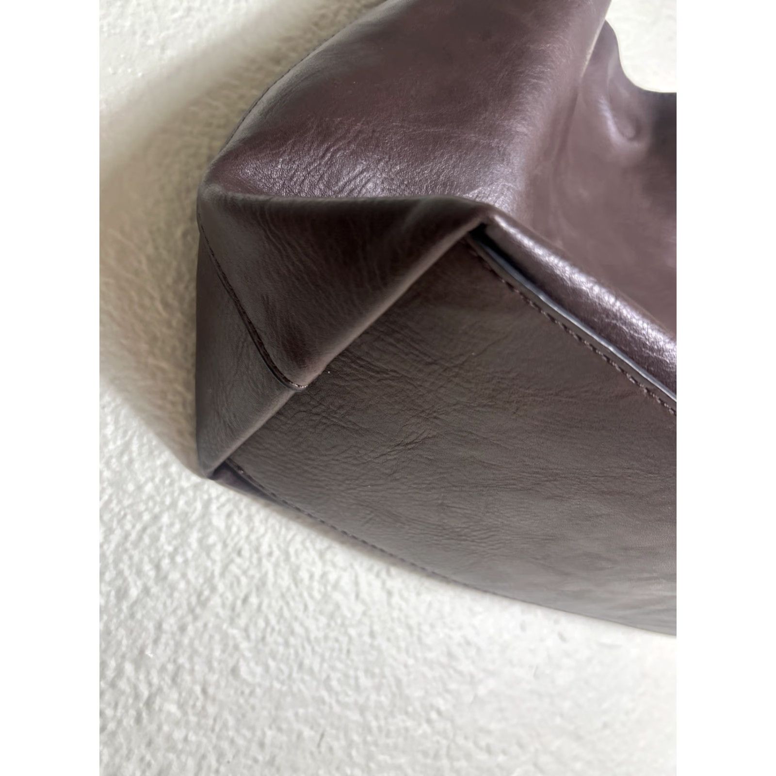 Vintage VINTAGE Unbranded Faux Leather Shoulder Purse Brown 12x11x5 Womens Bag Size ONE SIZE - 4 Thumbnail