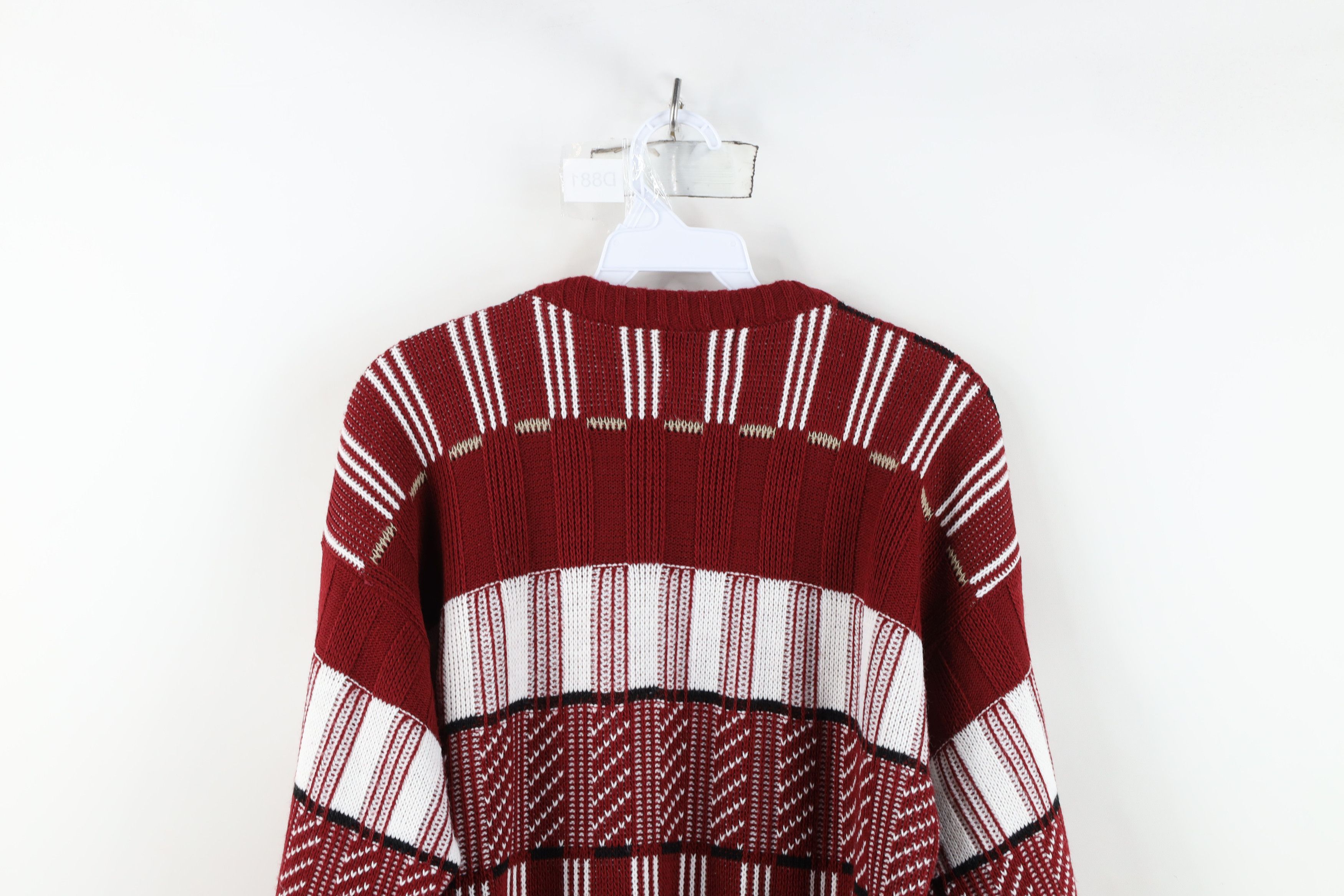 Vintage Vintage 90s Streetwear Ribbed Knit Crewneck Sweater USA Size US M / EU 48-50 / 2 - 9 Thumbnail