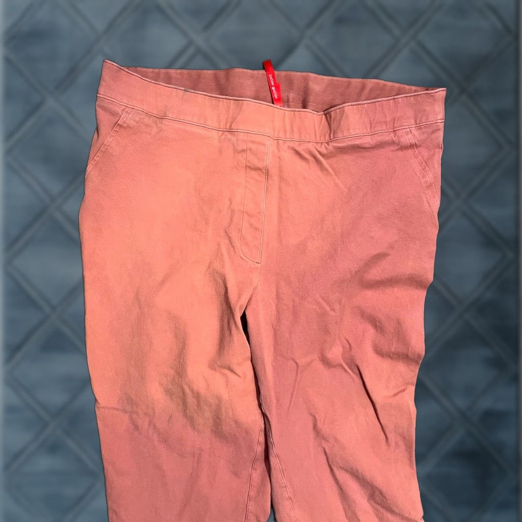 Spanx Spanx Leggings Womens XL Pink Denim Pull On Stretch Ankle 26 in Inseam Size 40" / US 18 - 1 Thumbnail