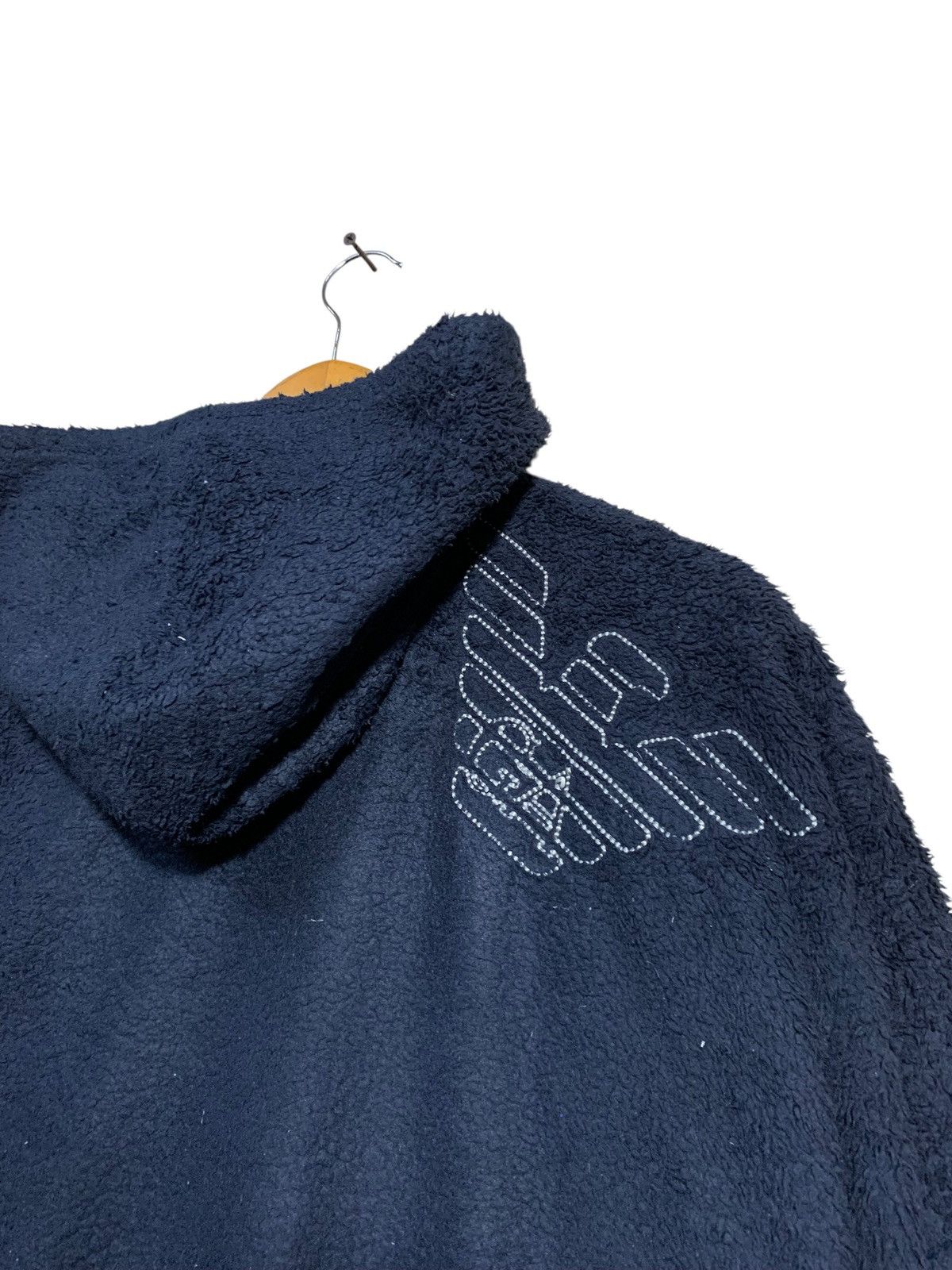 Emporio Armani 🔥Vintage 90s Emporio Armani Fleece Hoodie Jacket Size US L / EU 52-54 / 3 - 4 Thumbnail