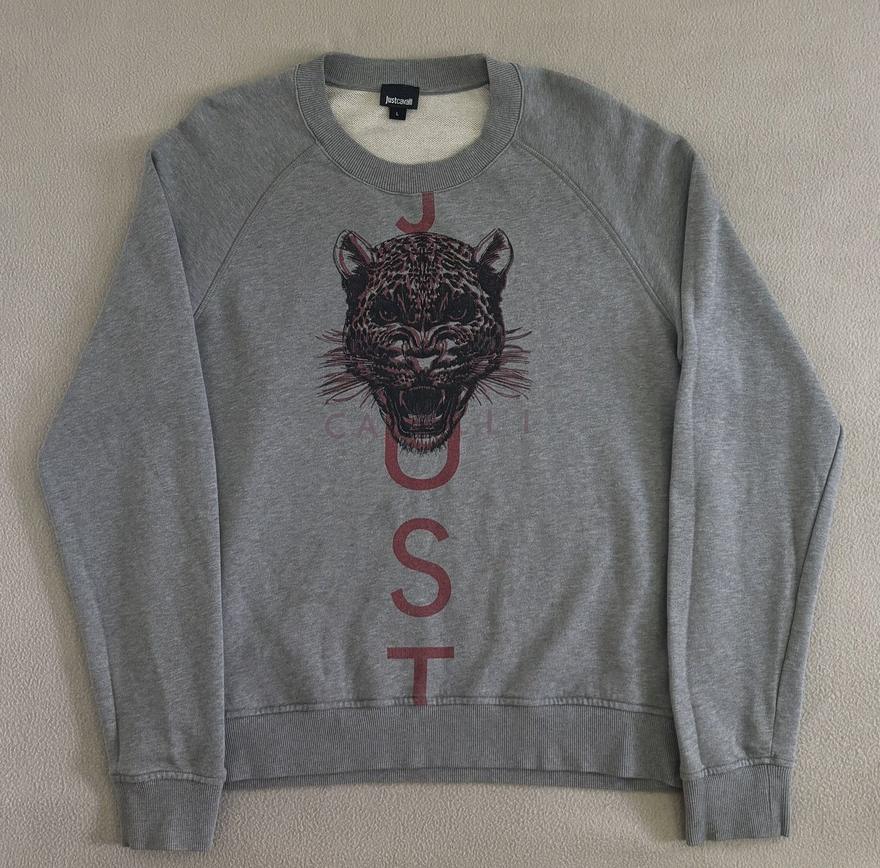 Just Cavalli Just Cavalli Gray sweatshirt Extra Large Size US XL / EU 56 / 4 - 5 Thumbnail