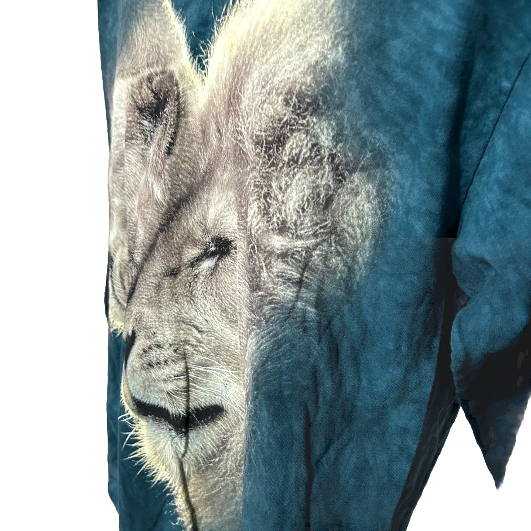 The Mountain The Mountain Lion Long Sleeve Shirt Men Large Green Tie Dye Lions Crew Neck Size US L / EU 52-54 / 3 - 6 Thumbnail