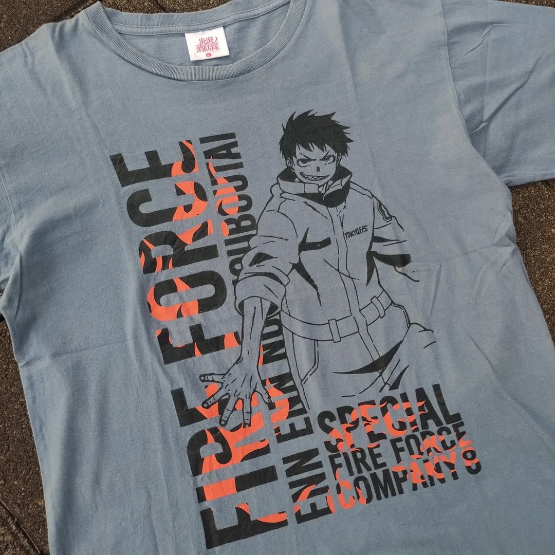 Anime Rare Enen no Shouboutai Fireforce Anime Tee Size US L / EU 52-54 / 3 - 1 Thumbnail