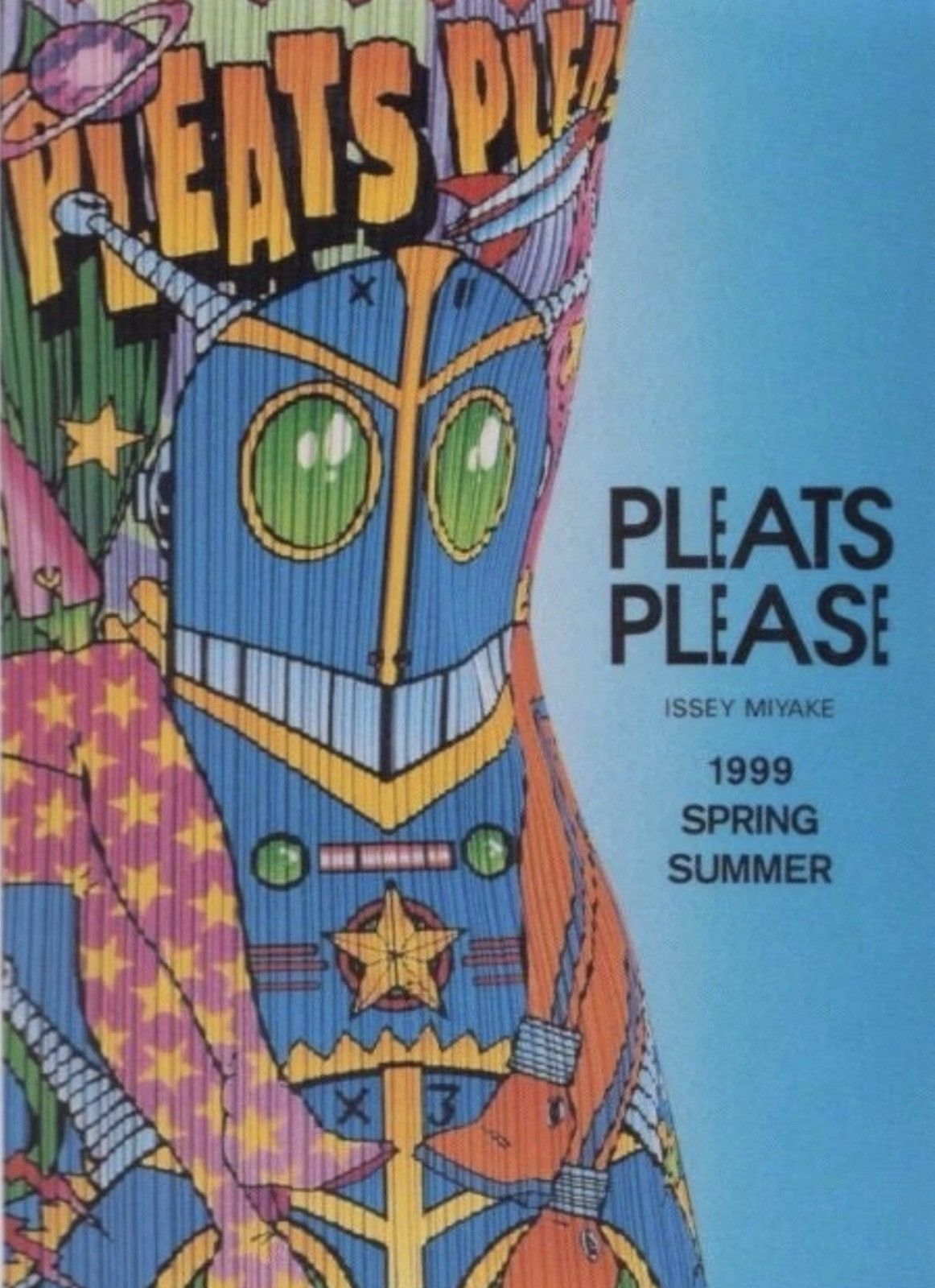 Pleats Please Issey Miyake SS1999 ROBOT COMIC SWIMSUIT Size M / US 6-8 / IT 42-44 - 2 Thumbnail