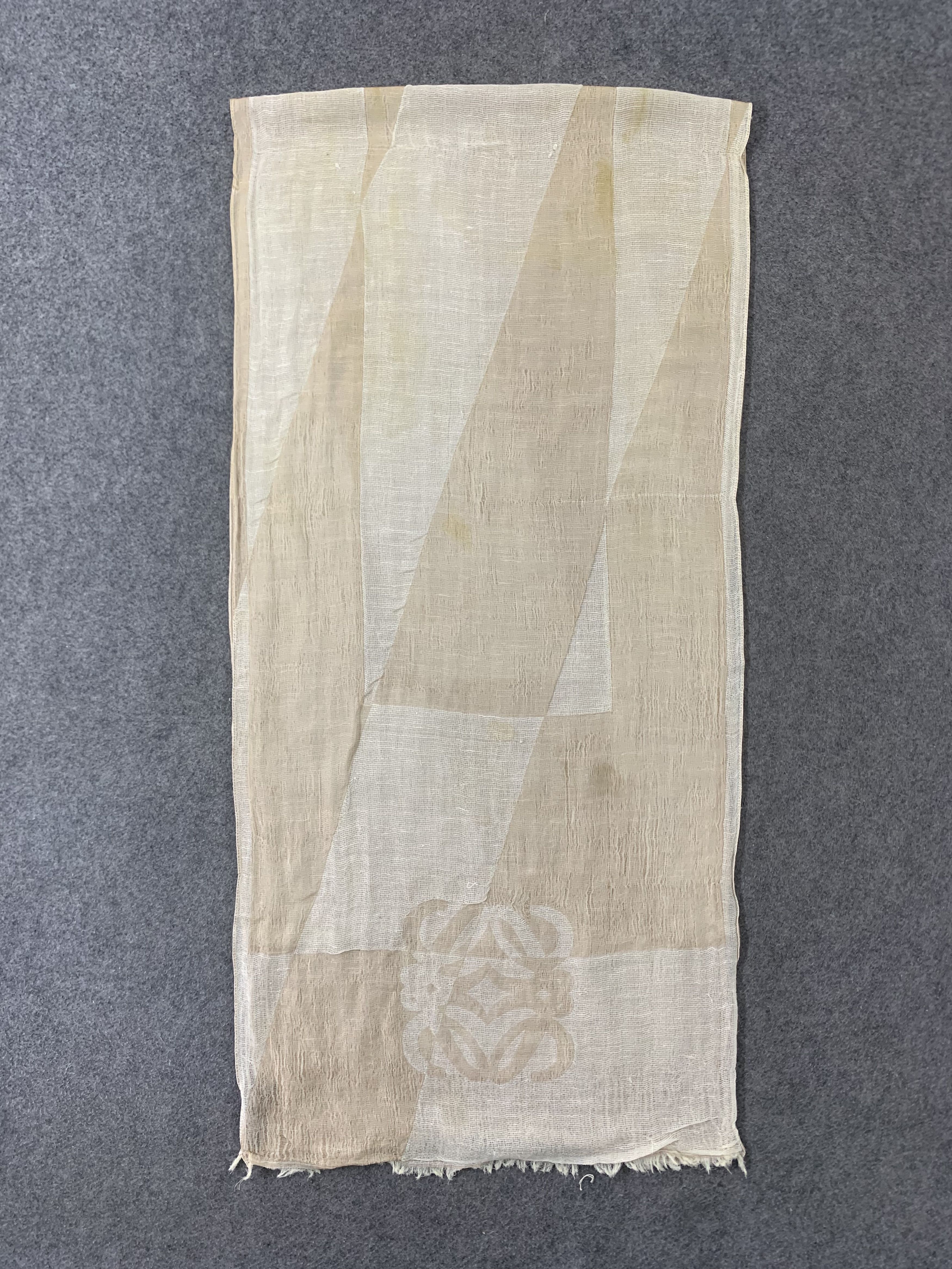 Loewe Loewe Scarf Silk Muffler Neck Wrap Stole BL9330 Size ONE SIZE - 3 Thumbnail