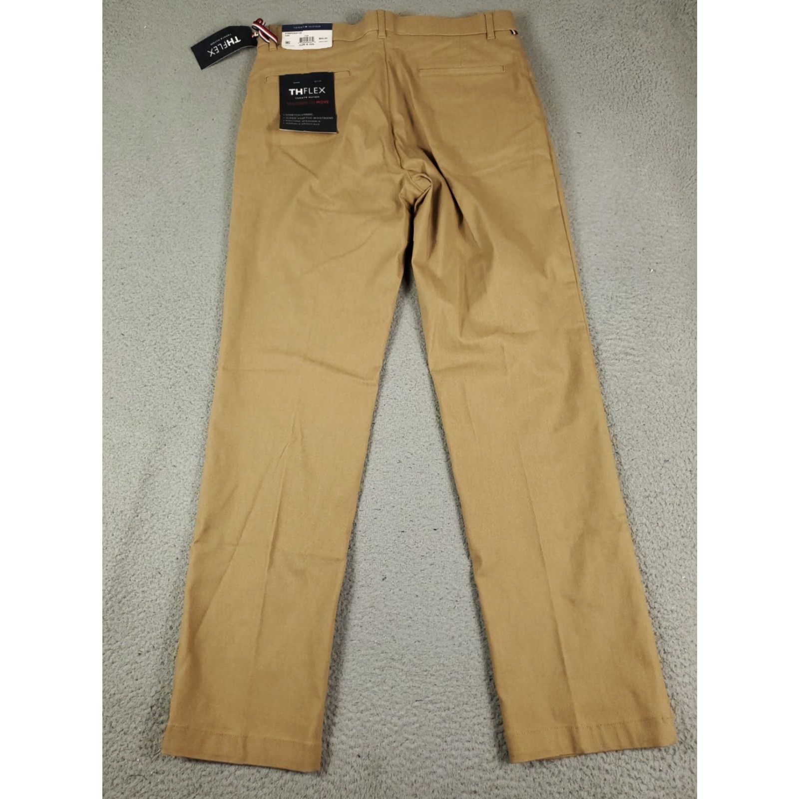 Tommy Hilfiger Tommy Hilfiger Pants Mens 33x32 Blue Chino Flat Front Dress Slacks Size US 33 - 6 Thumbnail
