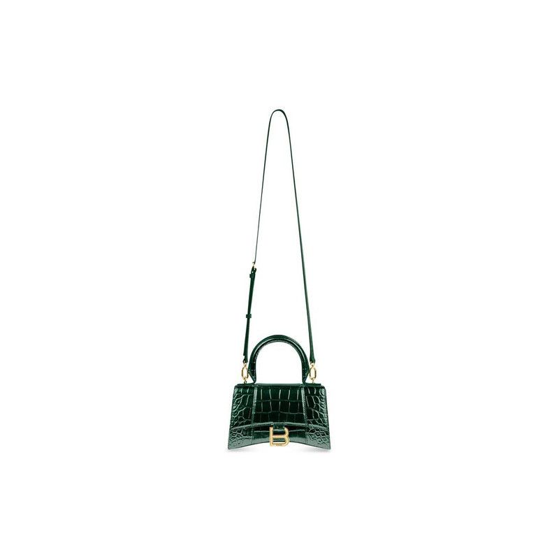 Balenciaga o1tr1nto0126 Size: OS / Hourglass XS Handbag Crocodile Size ONE SIZE - 5 Thumbnail