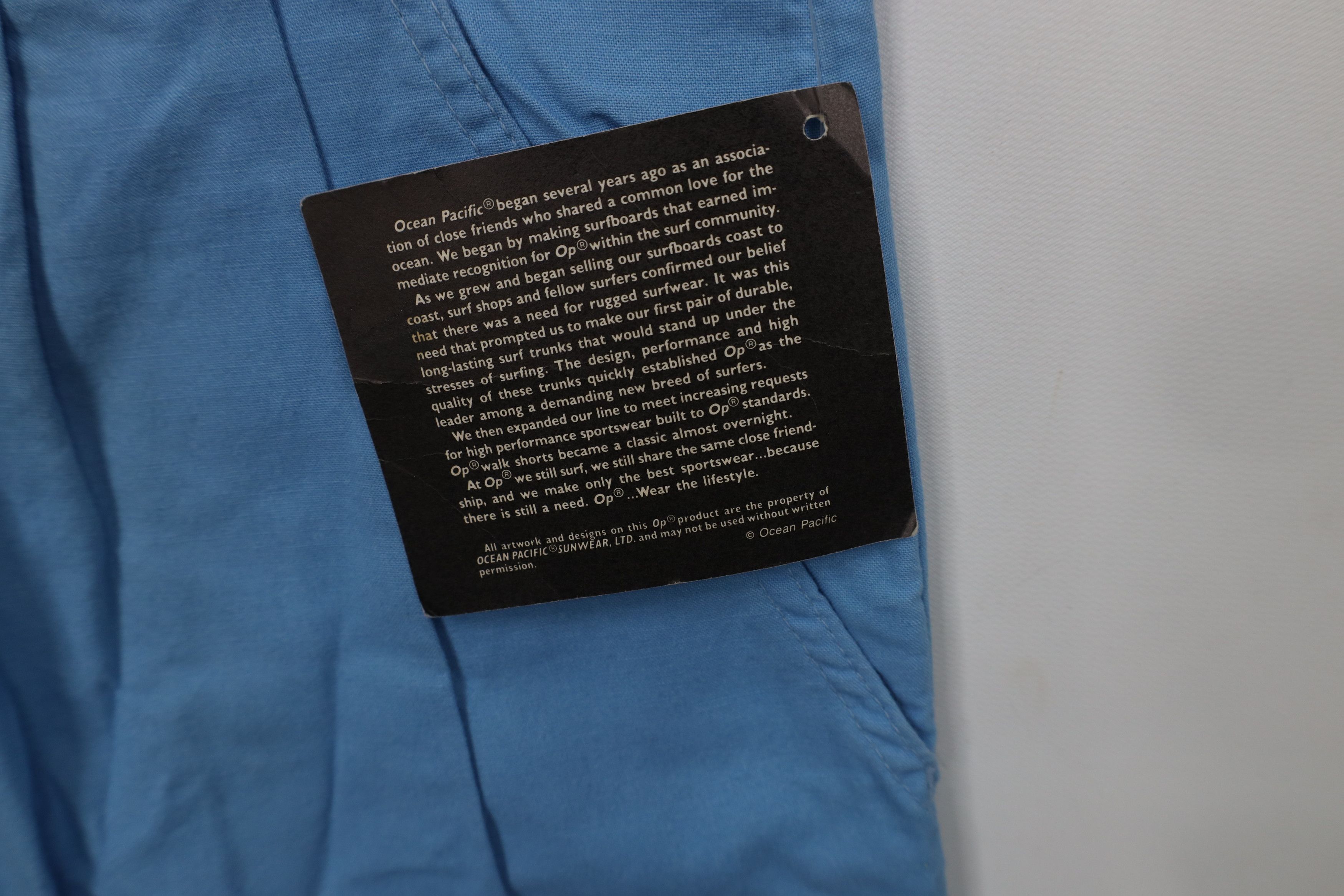 Ocean Pacific Deadstock Vtg 90s Ocean Pacific Surfing Flip Cuff Shorts USA Size US 28 / EU 44 - 7 Thumbnail