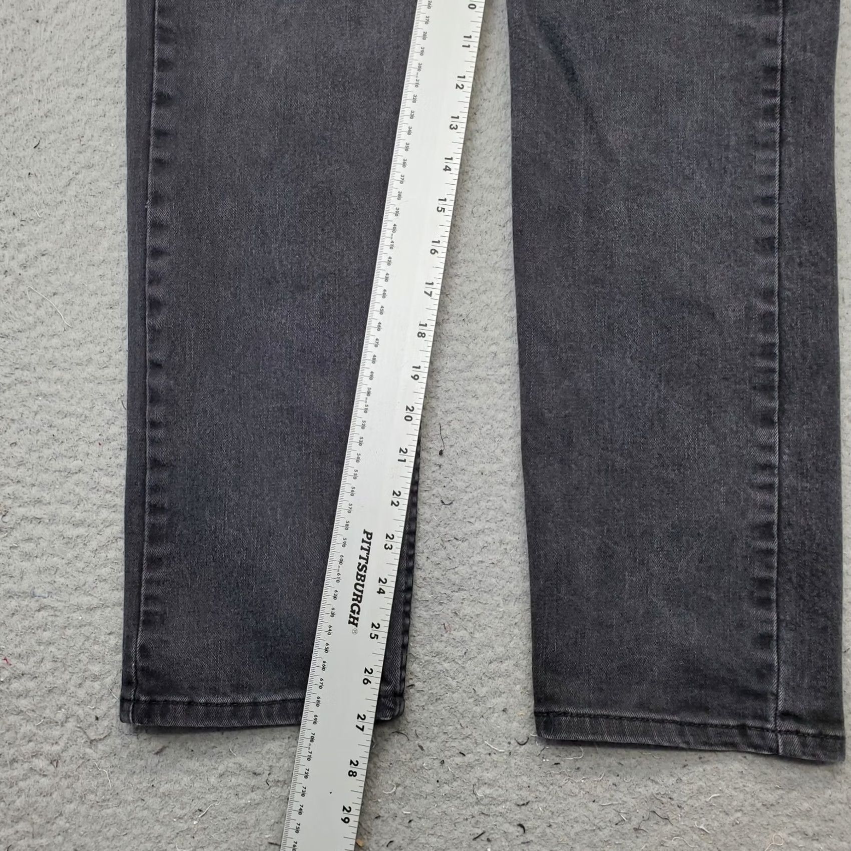 Levi's Levi's 502 Jeans Mens 33 Black Denim Stretch Comfort 5-Pocket Regular Straight Size US 33 - 4 Thumbnail
