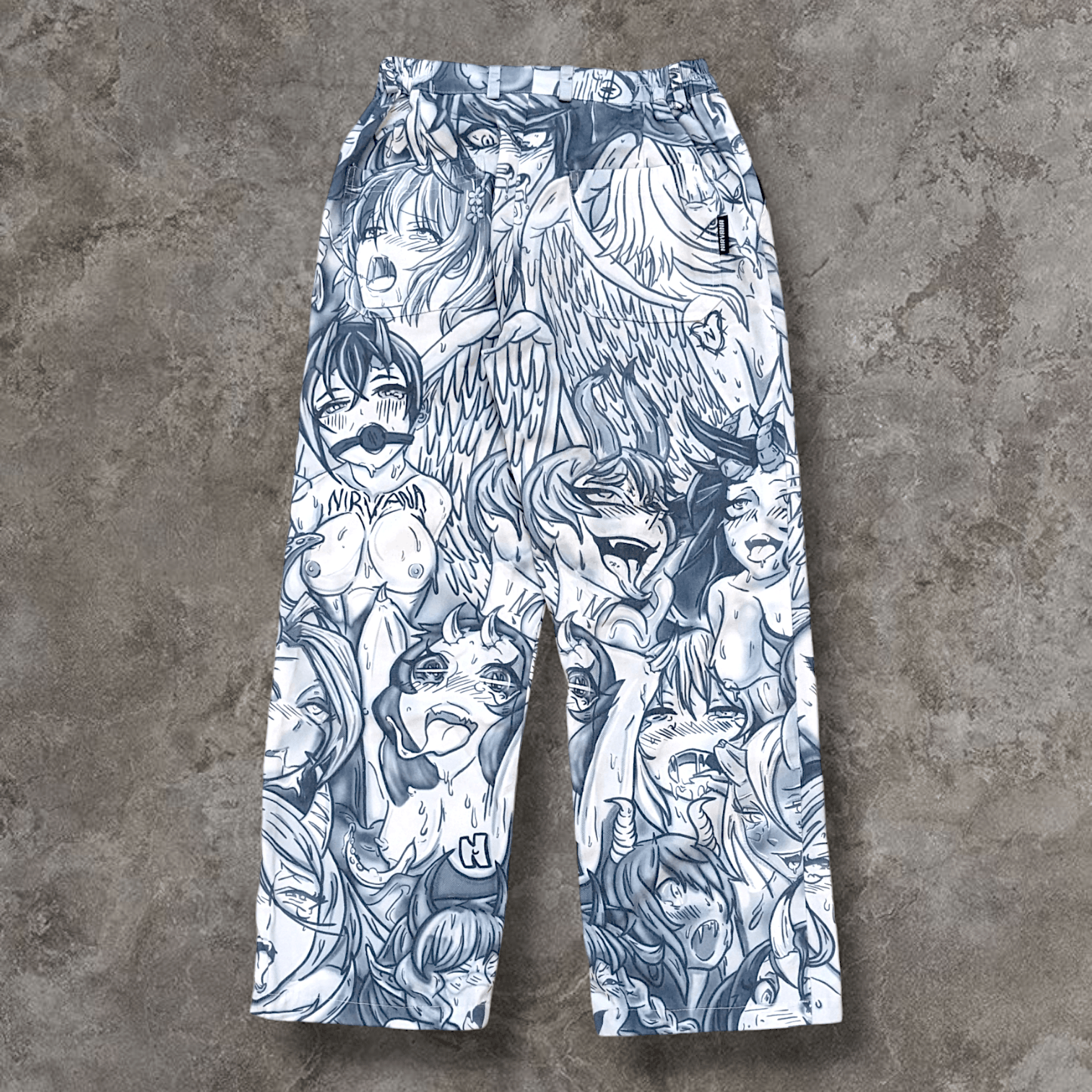 Other Nirvana Streetwear Ahegao Pandemonium Pants Size US 29 - 2 Thumbnail