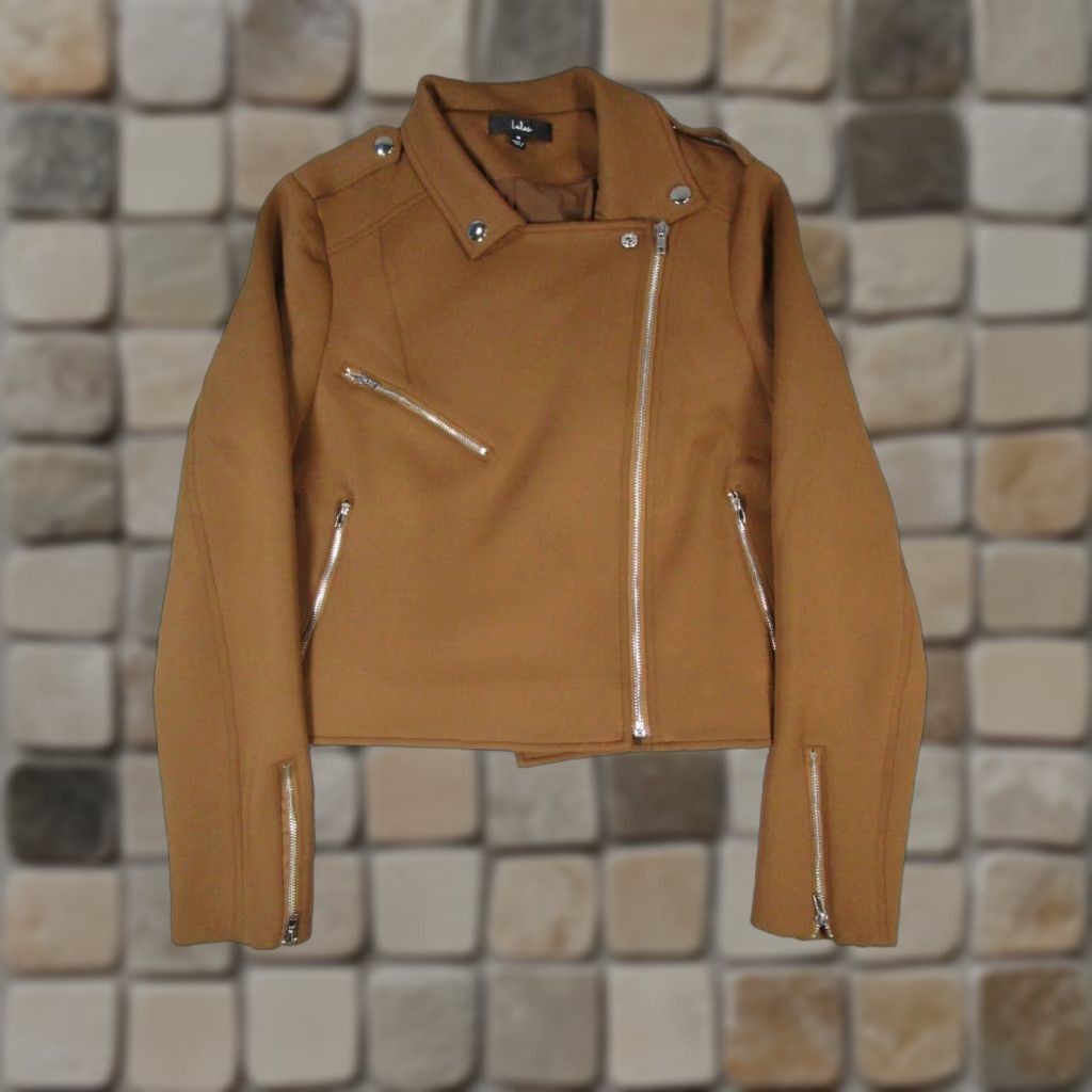 Lulus Lulus Jacket Womens Medium Brown Full Zip Size M / US 6-8 / IT 42-44 - 1 Thumbnail
