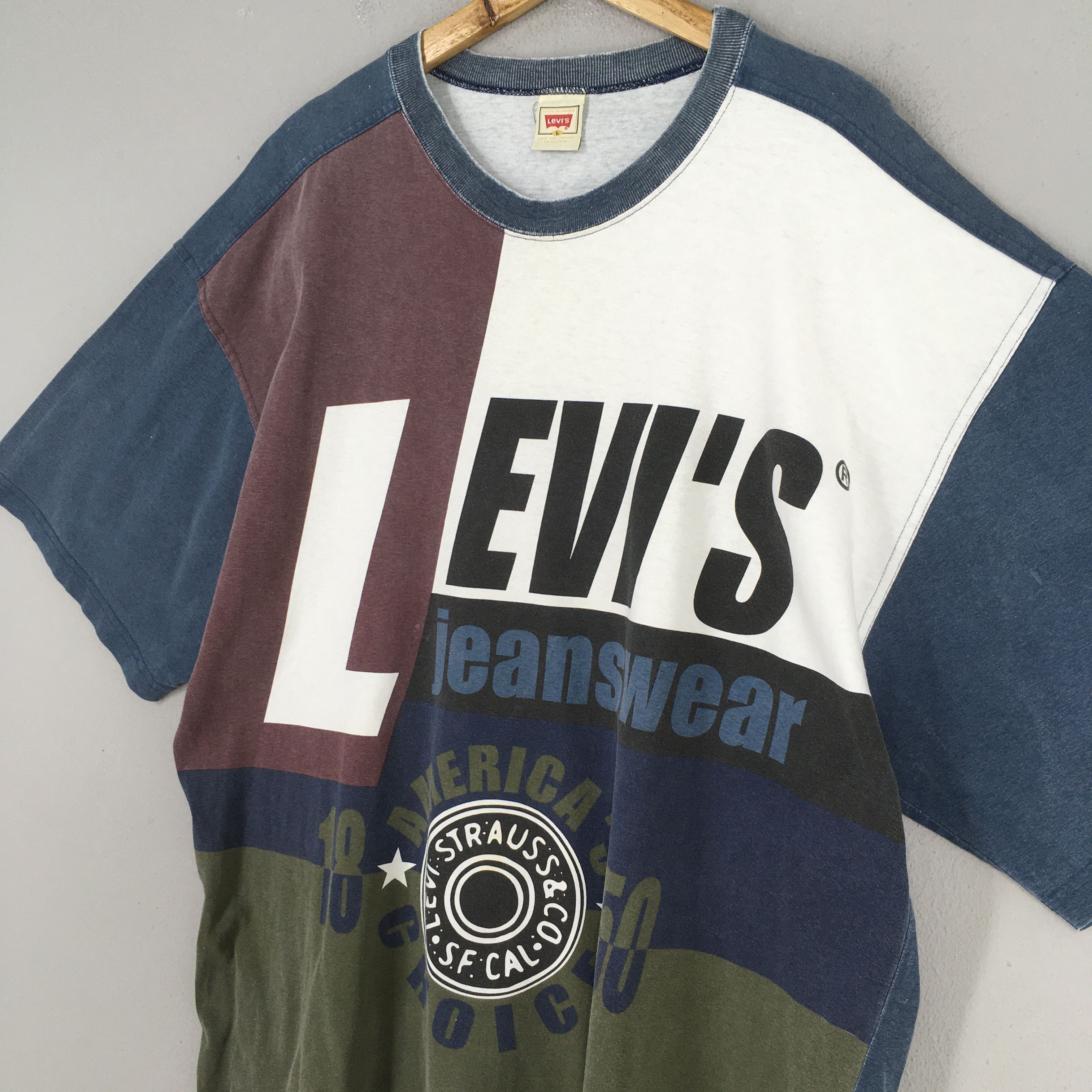 Levi's Vintage 90s Levis San Francisco Tshirt Large Size US L / EU 52-54 / 3 - 3 Thumbnail
