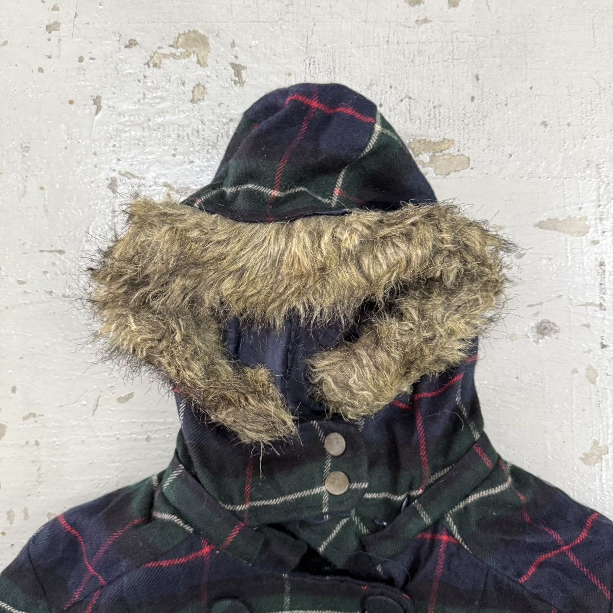 Beauty Beast Japanese Plaid Jacket Fur Hoodie Double Breasted Jacket Size US M / EU 48-50 / 2 - 3 Thumbnail