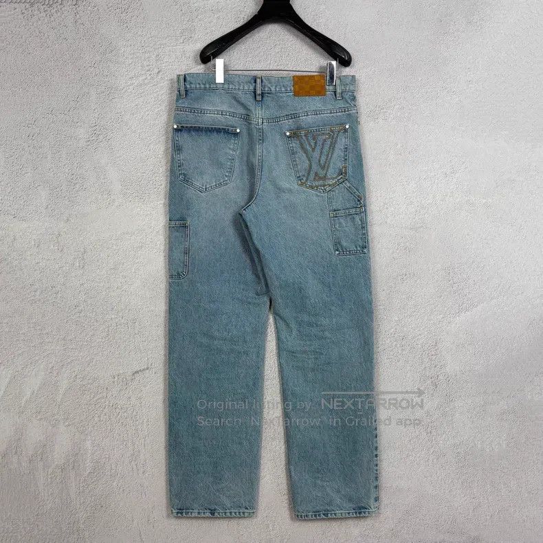 Louis Vuitton Louis Vuitton Washed button-down open-seam denim pants Size US 32 / EU 48 - 2 Thumbnail