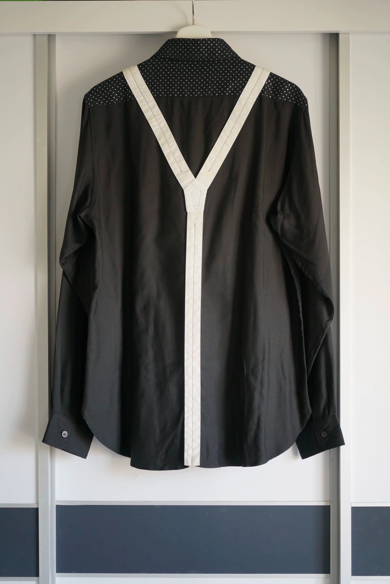 Yohji Yamamoto Yohji Yamamoto 07SS Sewn Suspender 100% Silk Shirt Size US L / EU 52-54 / 3 - 2 Thumbnail