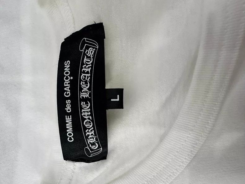 Comme des Garcons Comme Des Garcons Rainbow Print Crew Neck Short Sleeve Whi Size L / US 10 / IT 46 - 3 Thumbnail