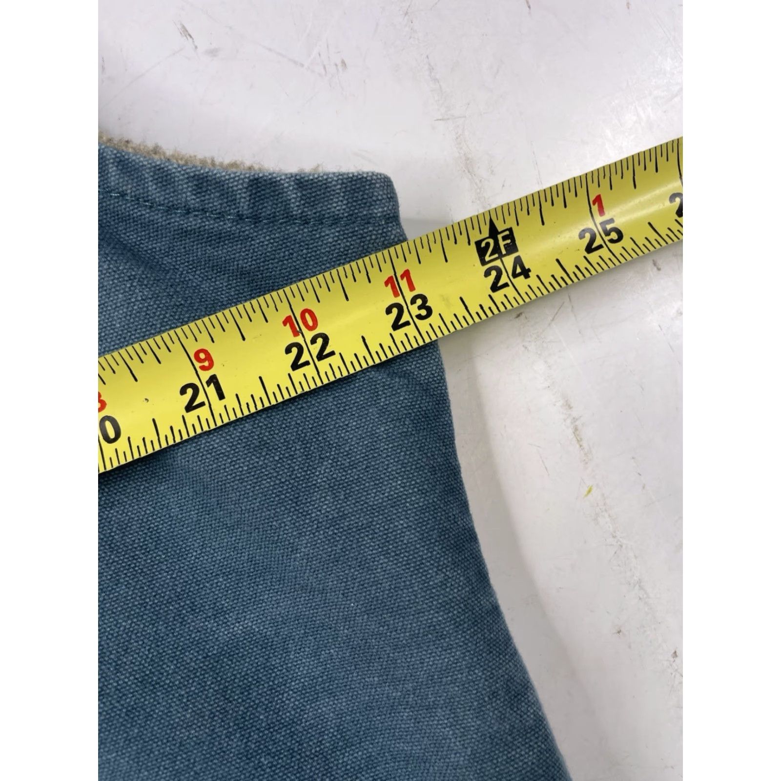 Carhartt Carhartt Vest Womens WV001 DTL Sherpa Lined Teal Blue Canvas Size XL Vintage Y2K Size XL / US 12-14 / IT 48-50 - 4 Thumbnail
