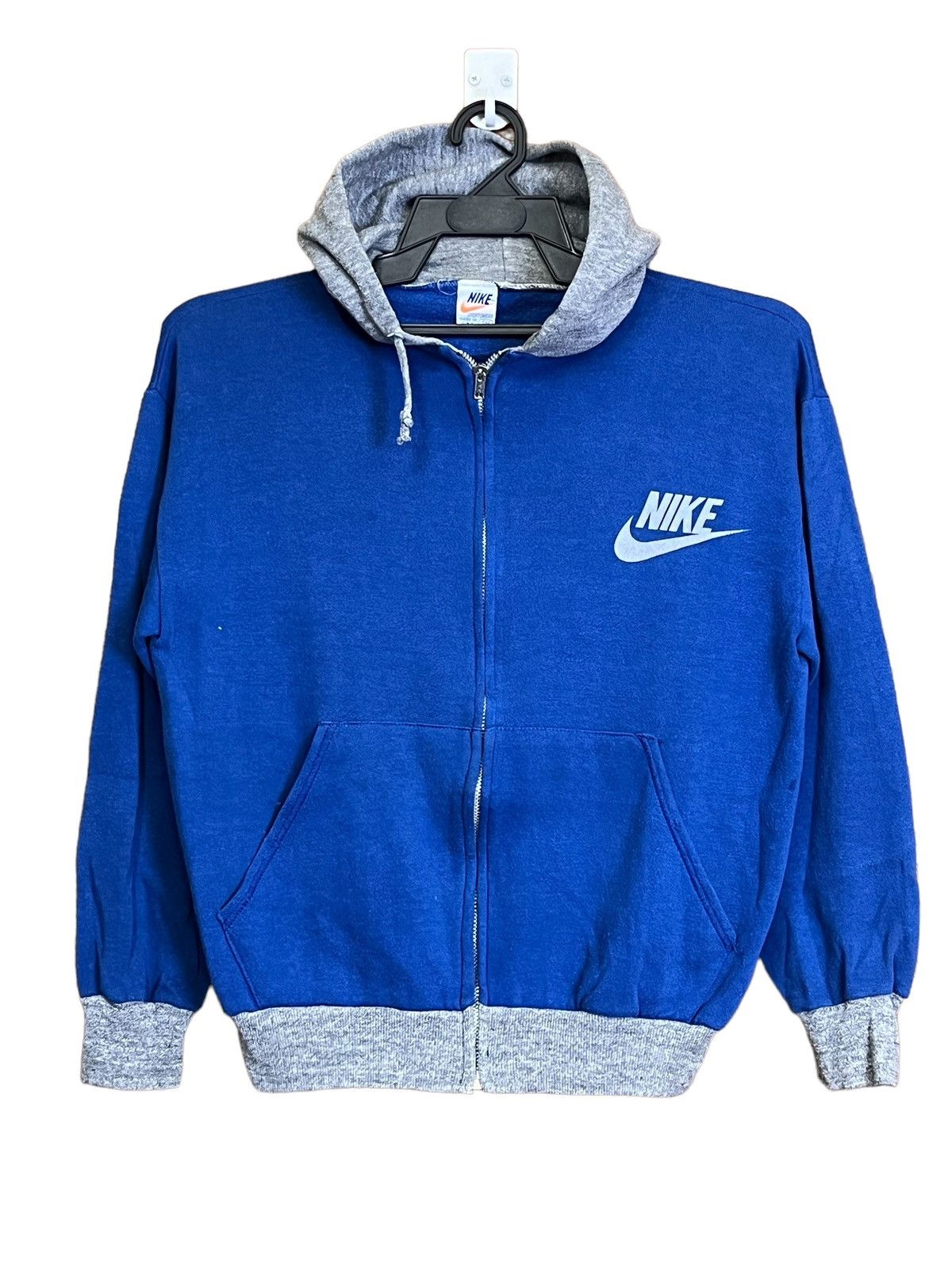 Nike RARE🔥VINTAGE 80s NIKE ORANGE TAG MADE IN USA ZIPPER HOODIES Size US S / EU 44-46 / 1 - 1 Thumbnail