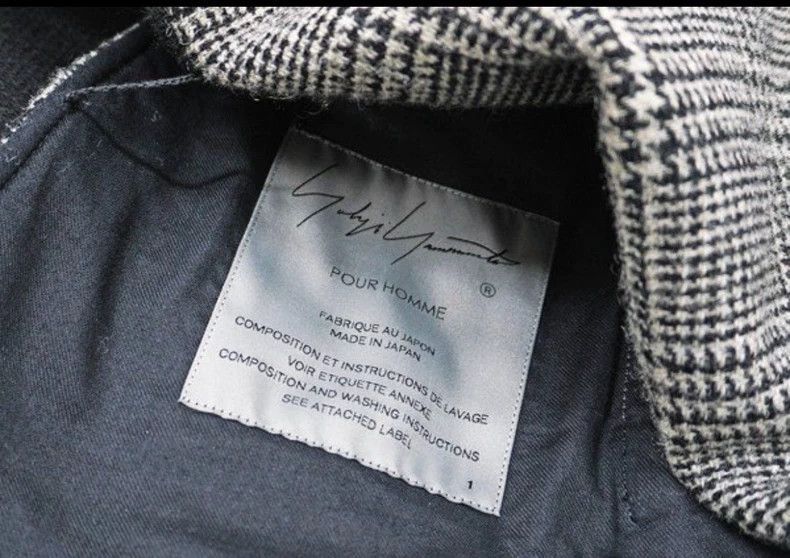 Yohji Yamamoto Yohji Yamamoto yohji yamamoto 21aw Checkered Double-faced Size US M / EU 48-50 / 2 - 3 Thumbnail