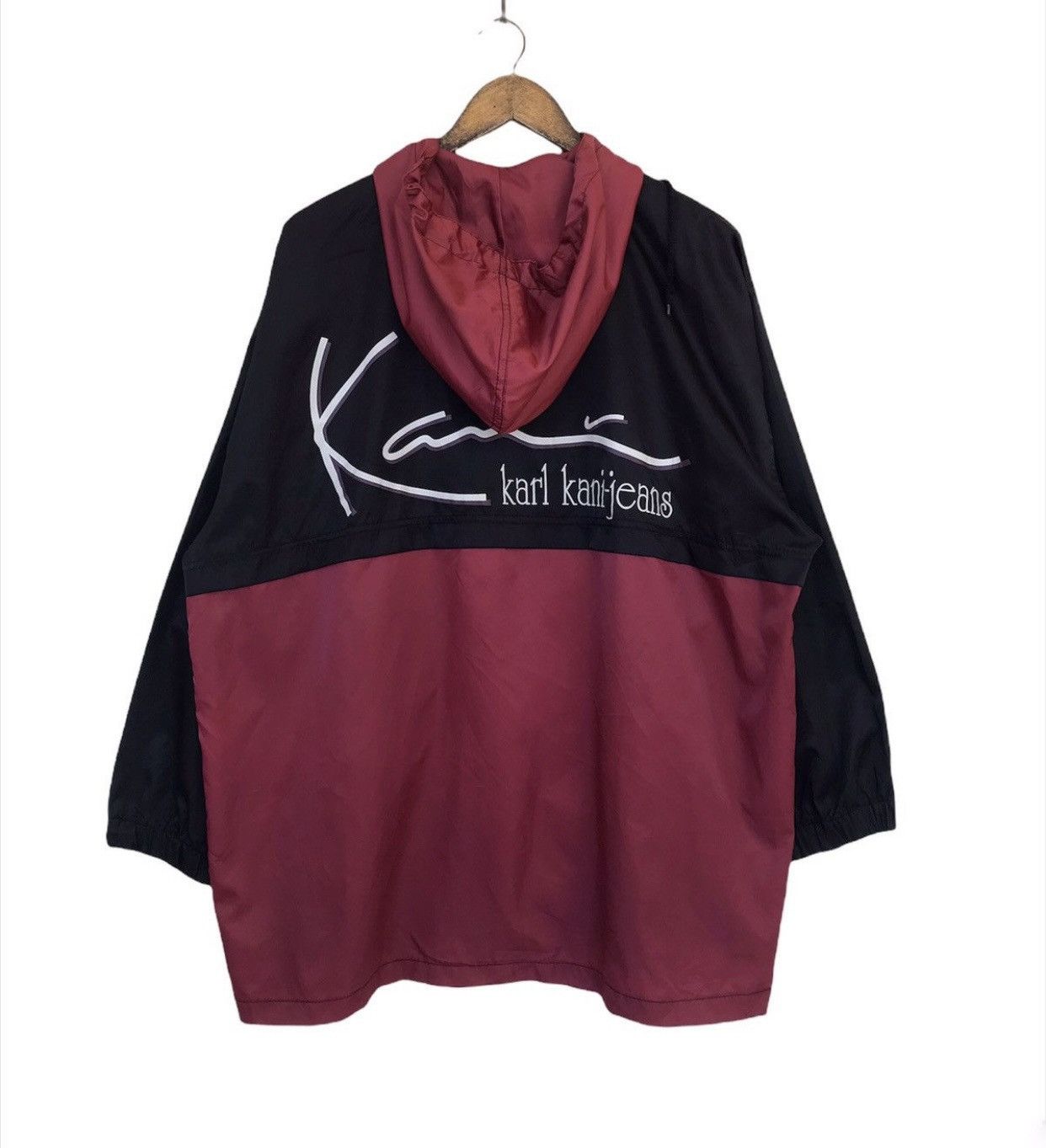 Karl Kani 🔥Vintage Karl Kani Spellout Oversized Windbreaker Size US L / EU 52-54 / 3 - 1 Thumbnail