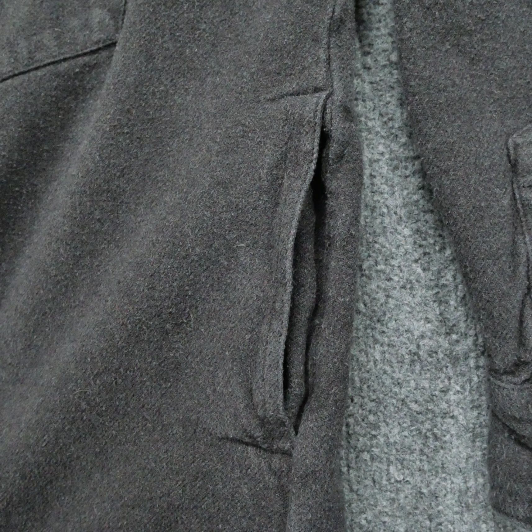 Madewell VINTAGE Madewell Jacket Womens Medium Gray Button Up Shacket Shirt Button Up Size M / US 6-8 / IT 42-44 - 6 Thumbnail