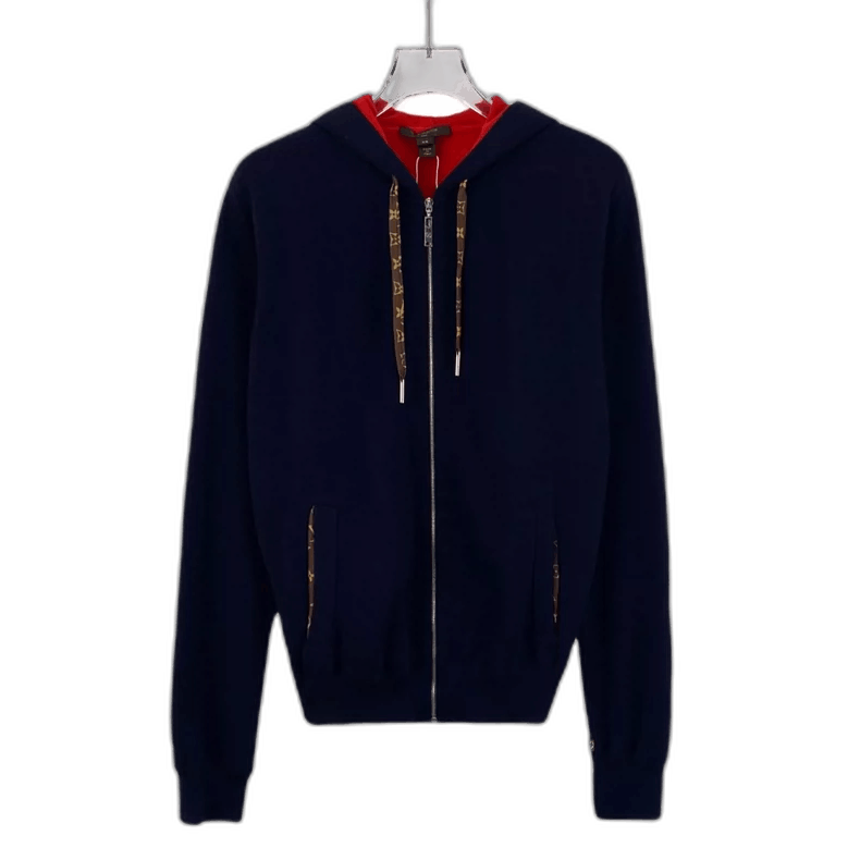 Louis Vuitton Louis Vuitton Navy Hooded Zip Jacket-yf Size US XS / EU 42 / 0 - 1 Thumbnail