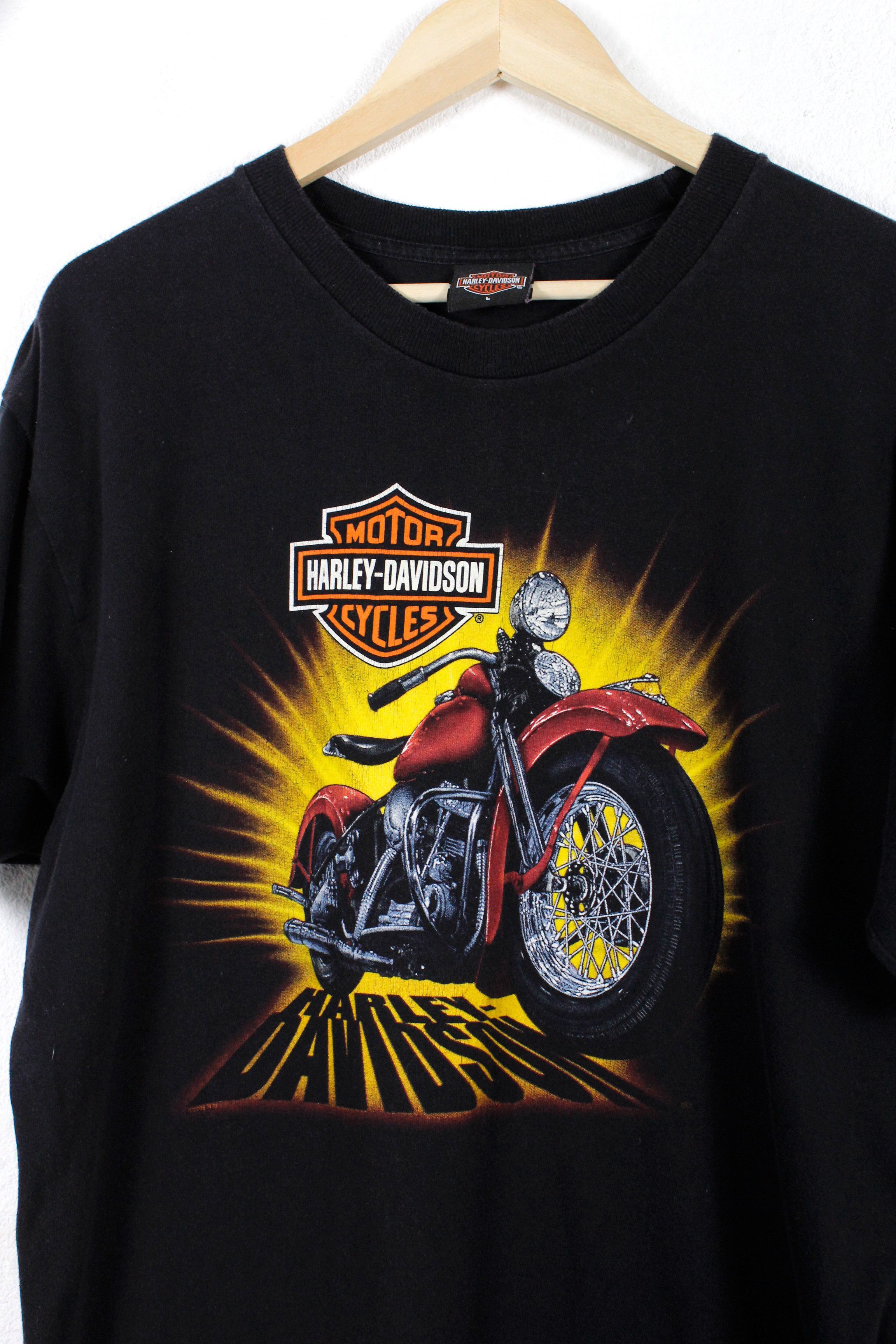 Harley Davidson Vintage Harley Davidson Stratstone Tee Tshirt Y2K 90s Size US L / EU 52-54 / 3 - 2 Thumbnail
