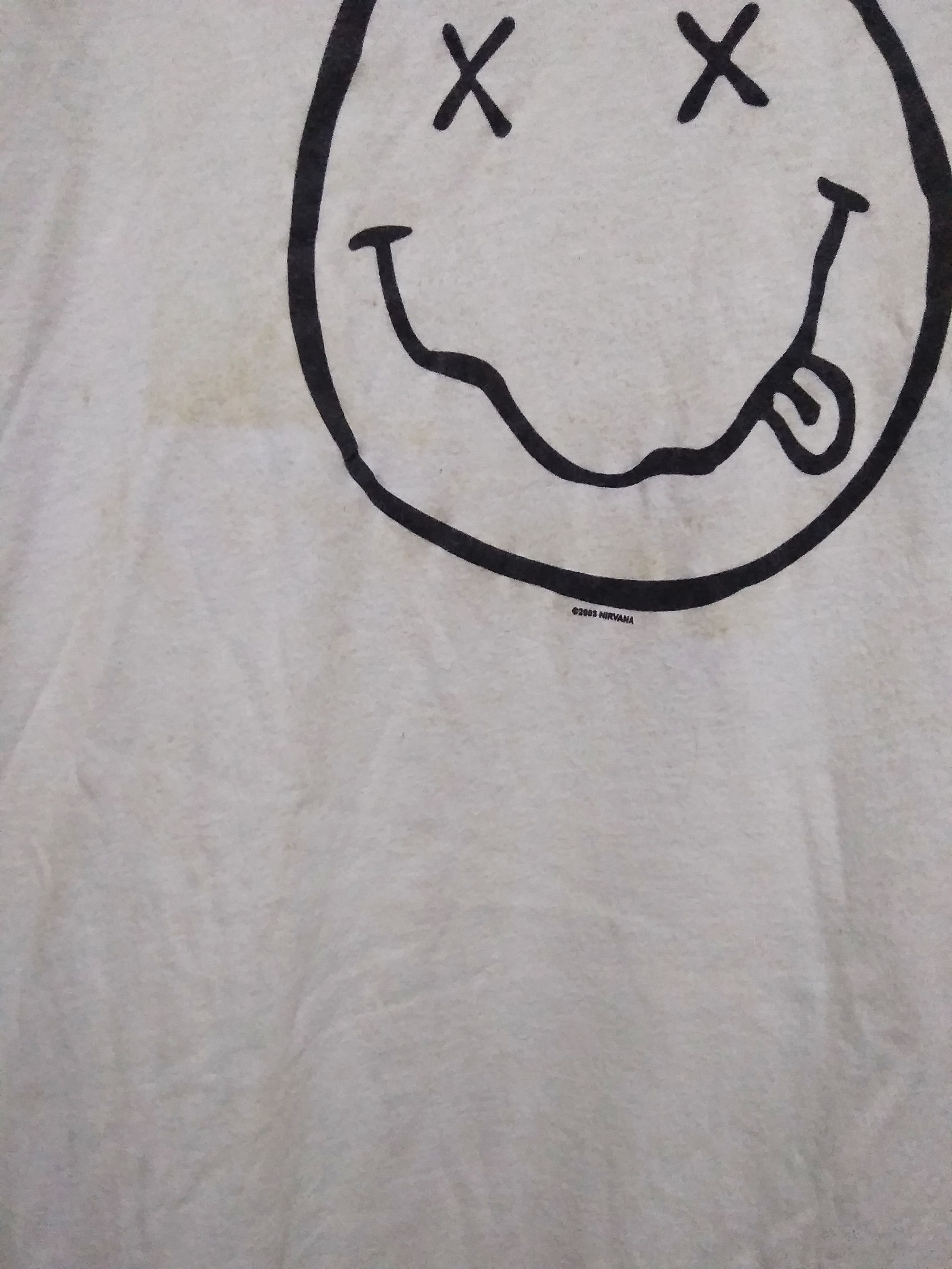 Band Tees Vintage 2003 Nirvana Smile American Futbol Jersey style Size US XL / EU 56 / 4 - 3 Thumbnail