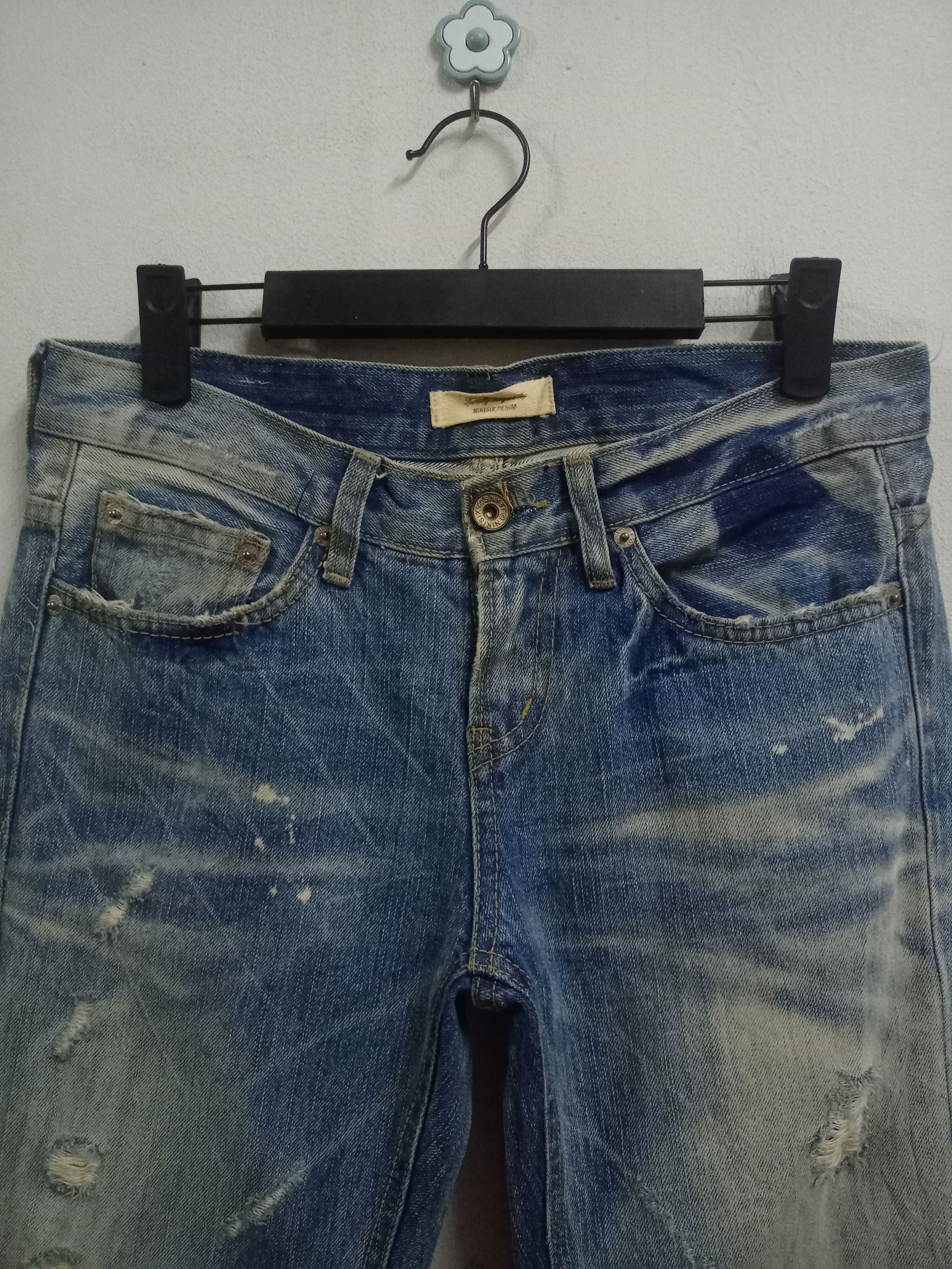 Japanese Brand Vintage Japanese Brand Acid Wash Style Loose Jeans Size US 30 / EU 46 - 4 Thumbnail