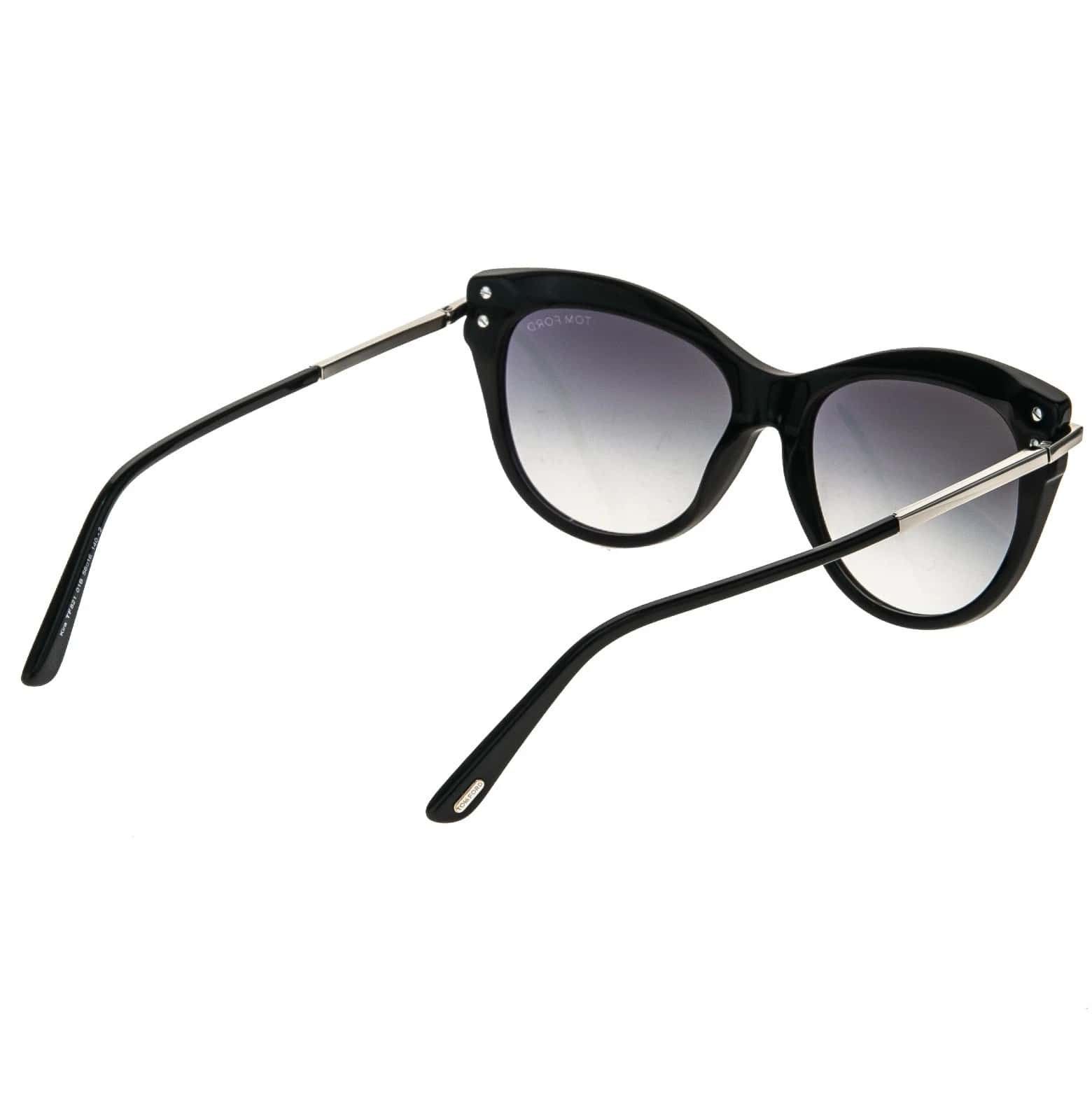 Tom Ford TOM FORD KIRA TF821 01B Silver Black Sunglasses 821 FT0821 Size ONE SIZE - 2 Thumbnail
