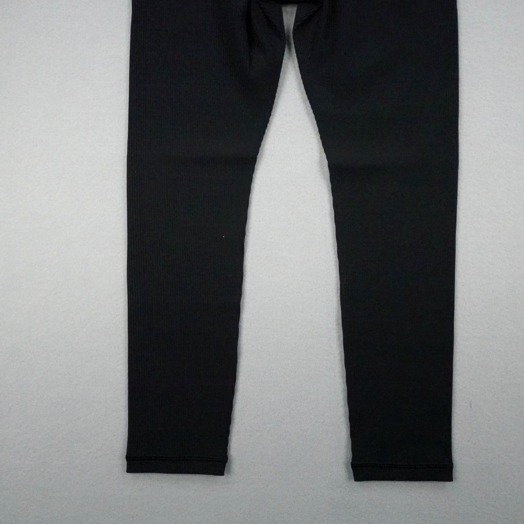 Athleta Output: Athleta Leggings Womens Large Black Elation Rib Tight Ankle Athletic Pants - New Wear Size 36" / US 14 / IT 50 - 7 Thumbnail