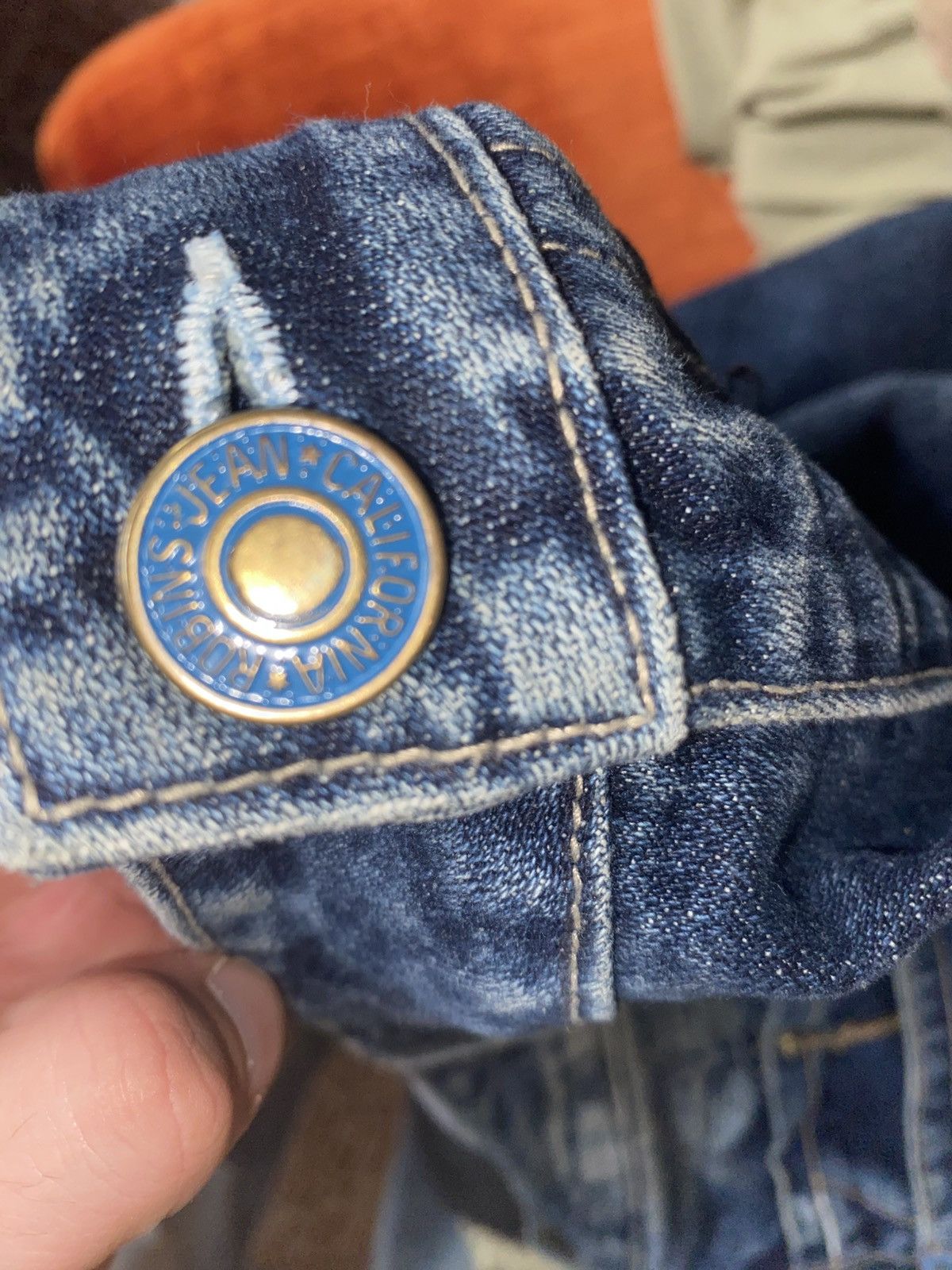 Robins Jeans BEDAZZLED RARE BAGGY ROBIN’S JEANS Size US 42 / EU 58 - 2 Thumbnail
