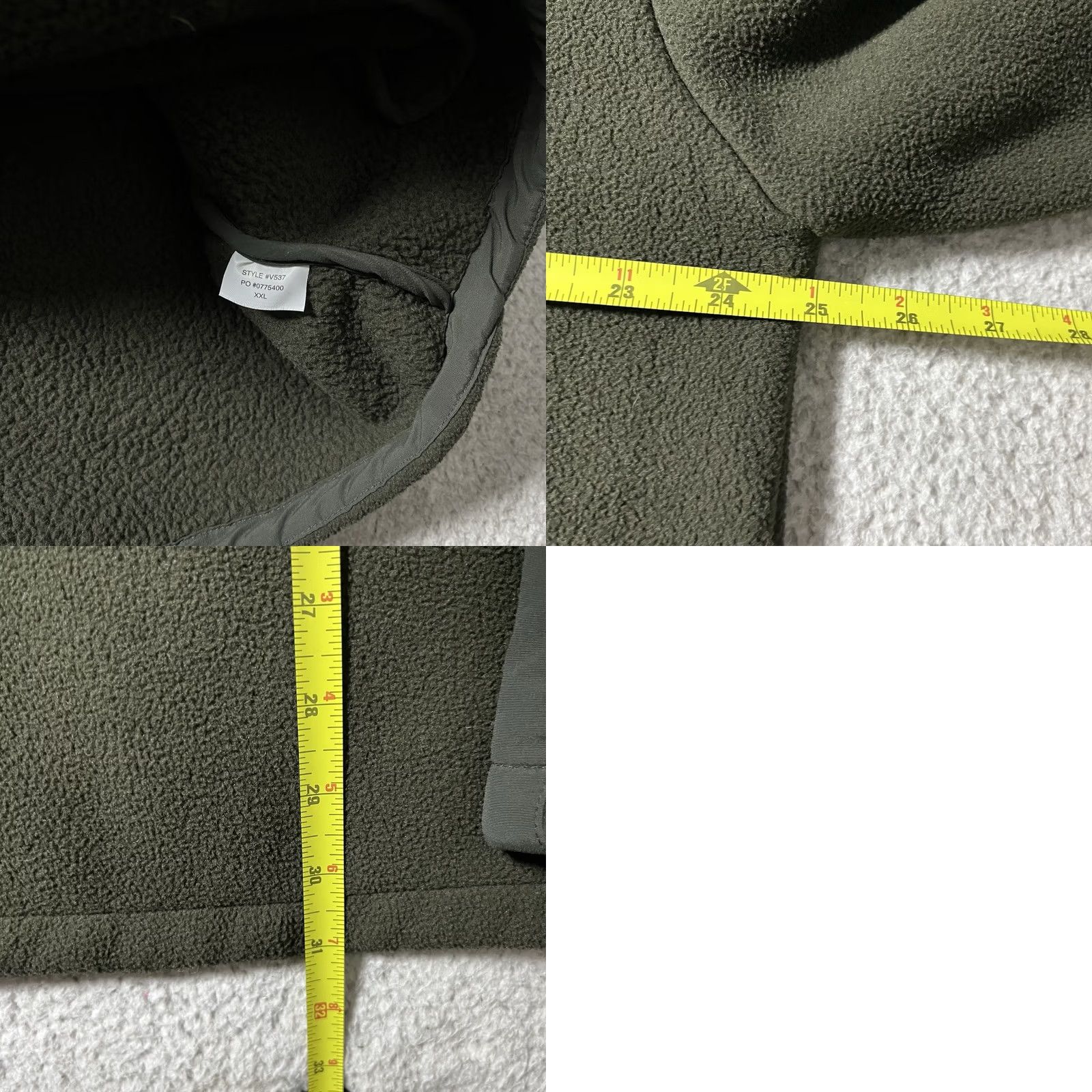 Vuori Vuori Jacket Mens 2XL Green Fleece Morrow Sherpa Full Zip Outdoor Performance Size US XXL / EU 58 / 5 - 9 Thumbnail
