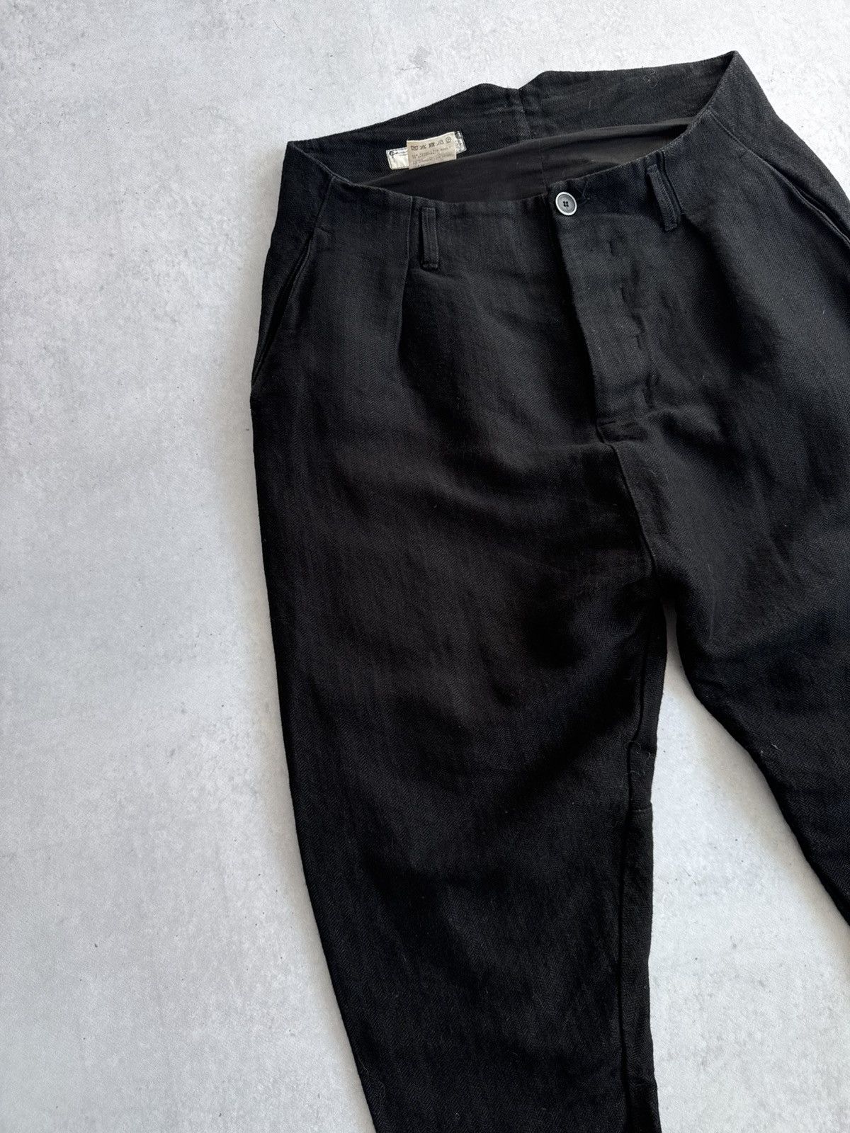 Hannibal. Hannibal Collection Haimo Crushed Trousers Pants Size 52 Size US 35 - 3 Thumbnail