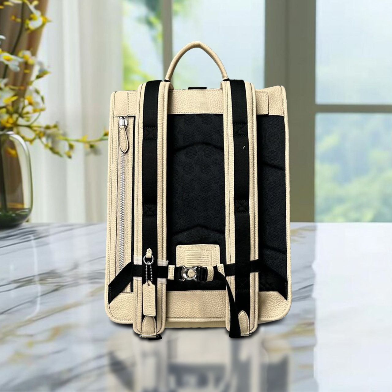 Coach COACH CJ834 Beck Roll Top Backpack white Size ONE SIZE - 4 Thumbnail