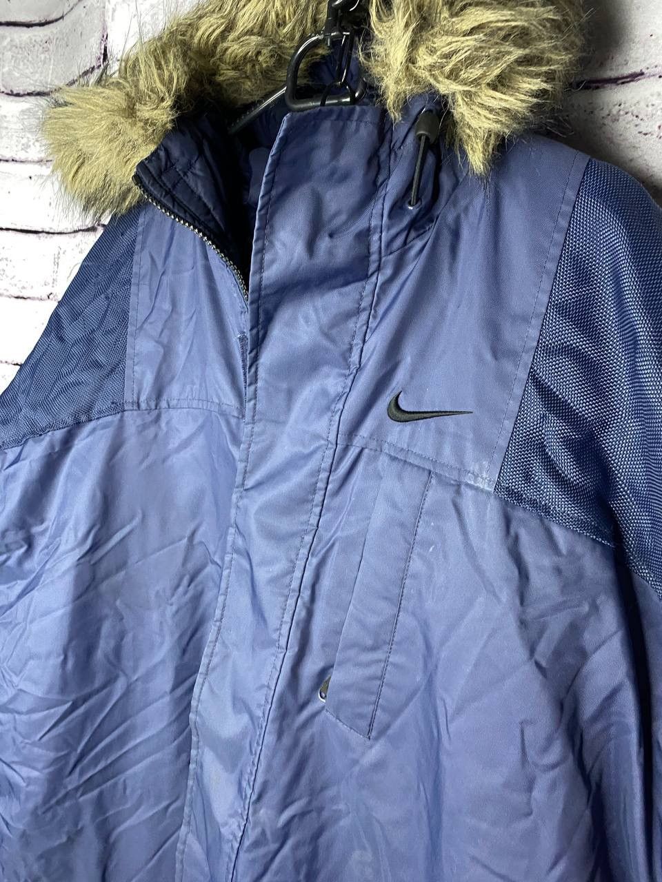 Nike Nike Vintage 90s Small Logo Blue Down Jacket Winter Parkas Size US L / EU 52-54 / 3 - 8 Thumbnail